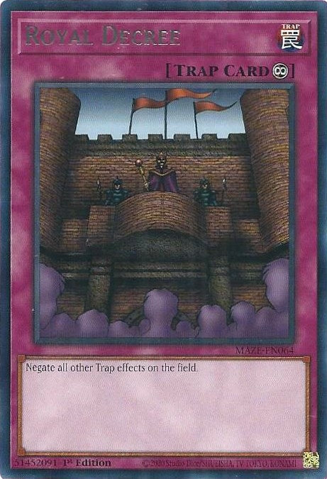 Image for Royal Decree (MAZE-EN064) (MAZE) - YuGiOh