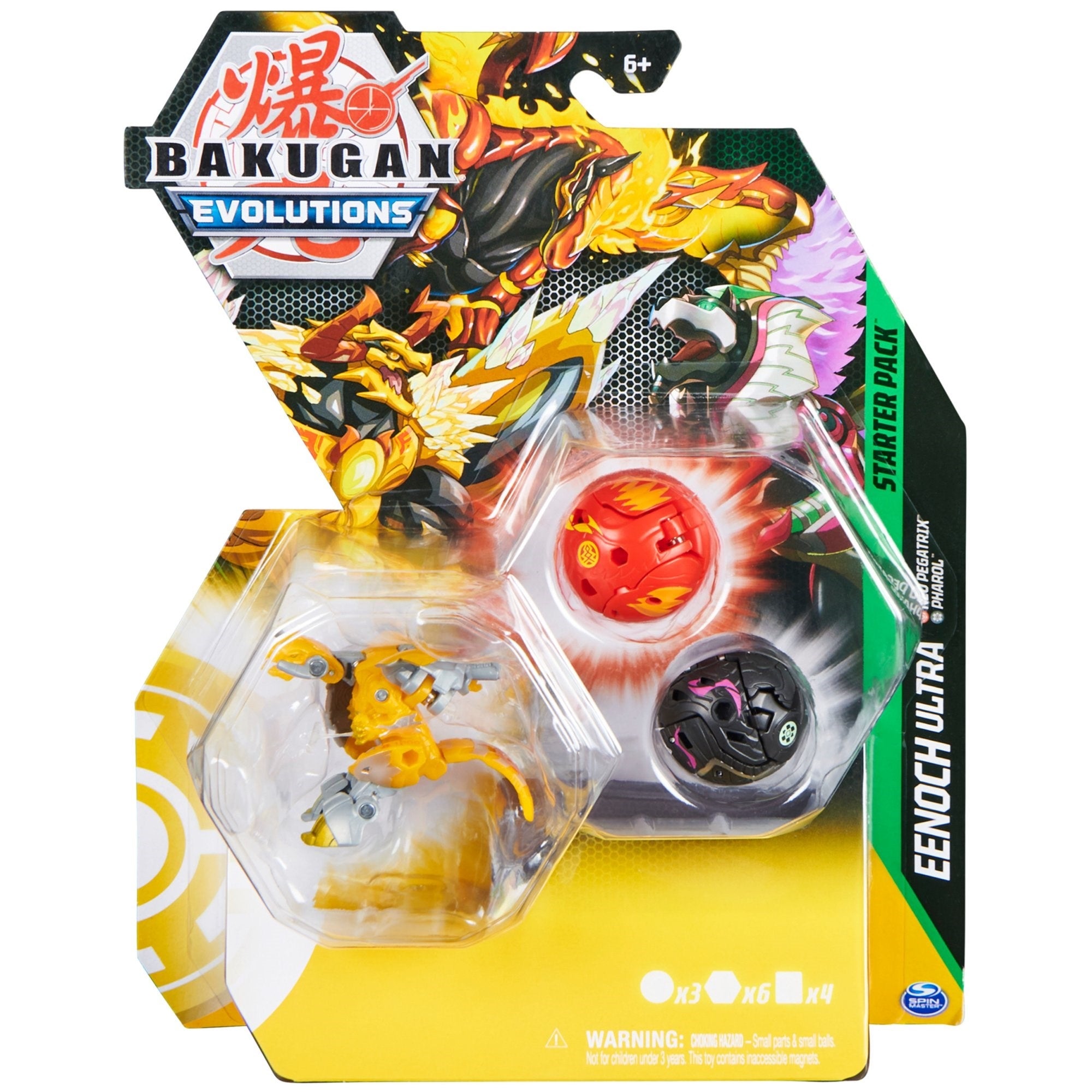 Image for Bakugan Starter 3-Pack - Aurelus Eenoch Ultra - Bakugan TCG