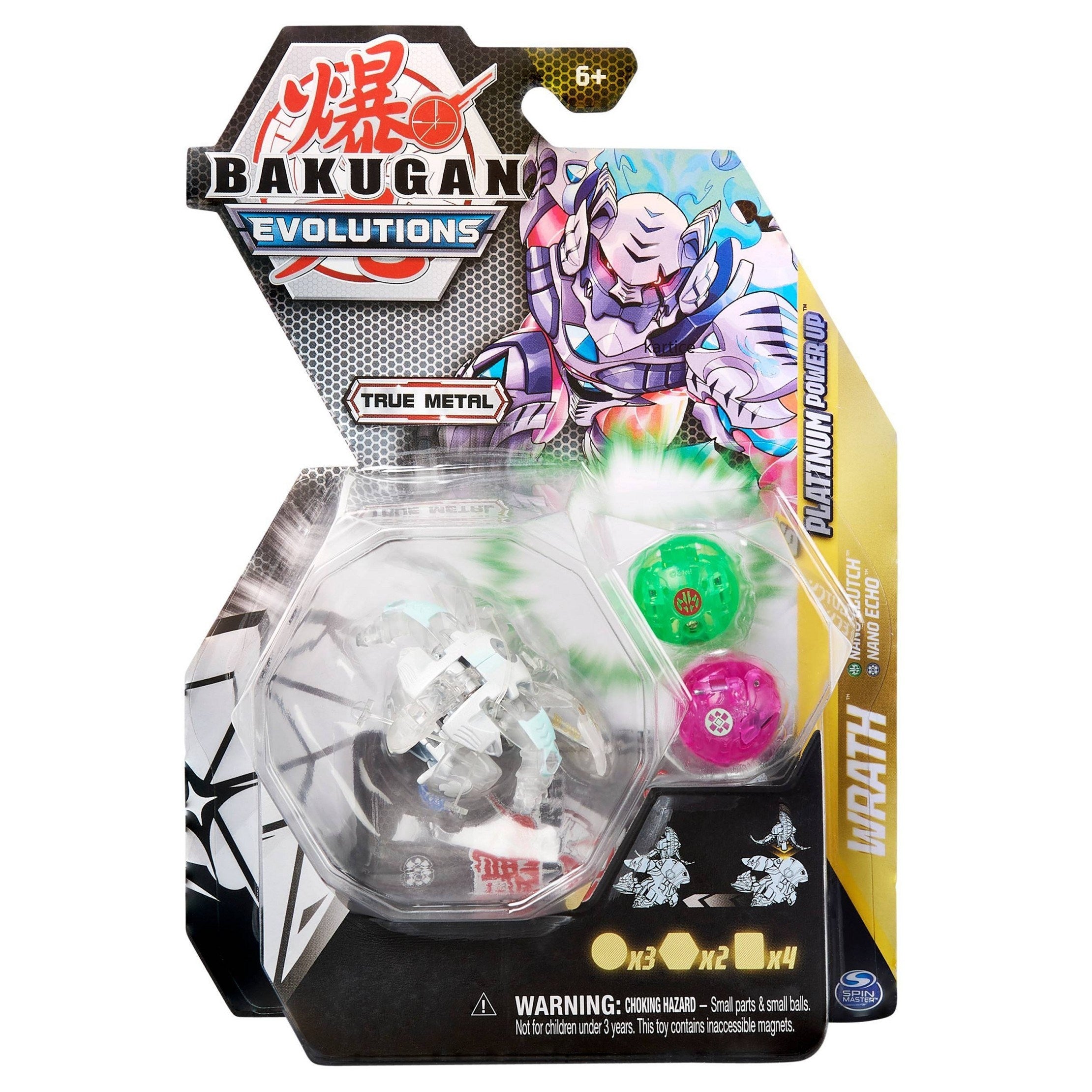 Image for Bakugan Platinum Power Up Pack - Diamond Haos Platinum Wrath - Bakugan TCG