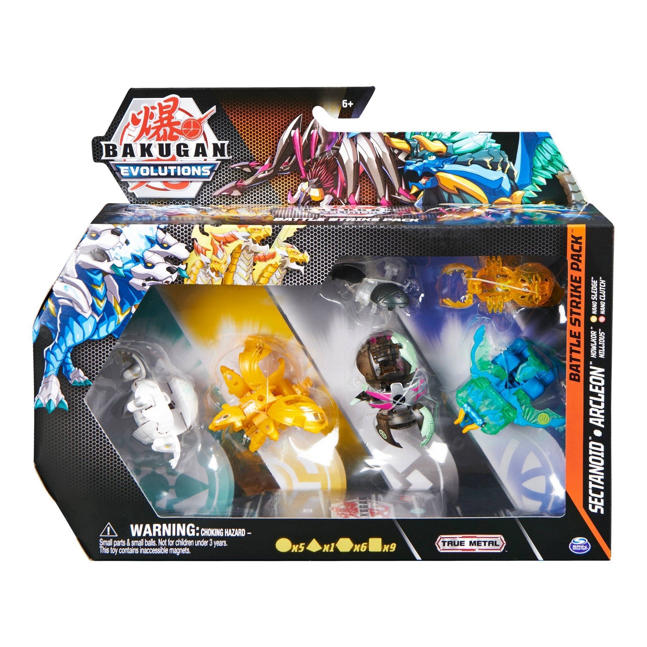 Image for Bakugan Battle Strike Pack - Darkus Sectanoid Aquos Arcleon - Bakugan TCG