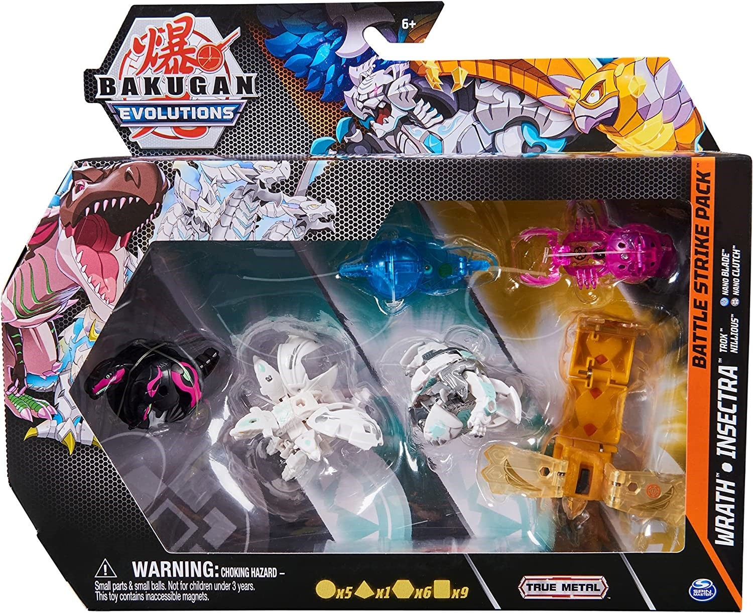 Image for Bakugan Battle Strike Pack - Haos Wrath Aurelus Insectra - Bakugan TCG