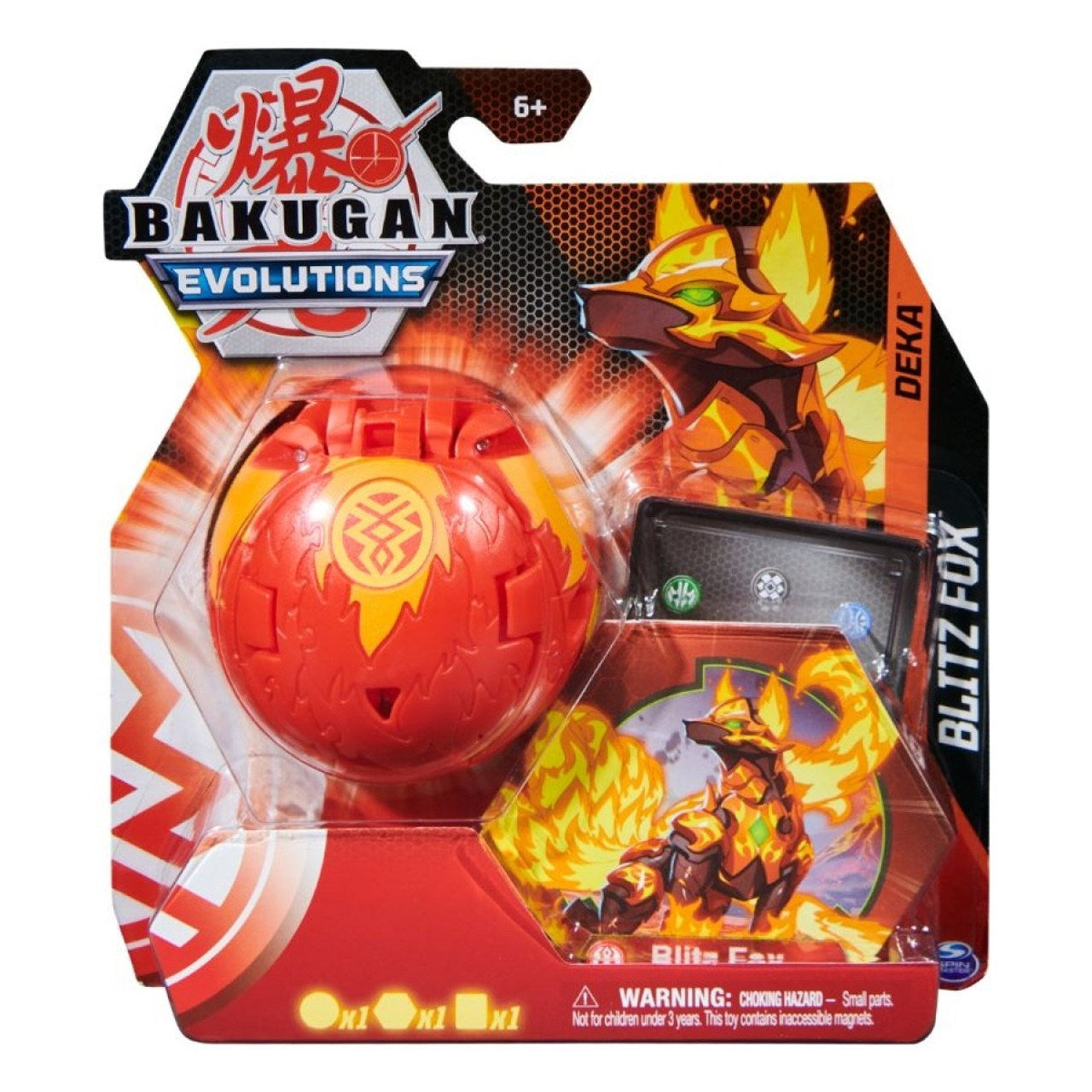 Image for Bakugan Deka Single Pack - Pyrus Deka Blitz Fox - Bakugan TCG