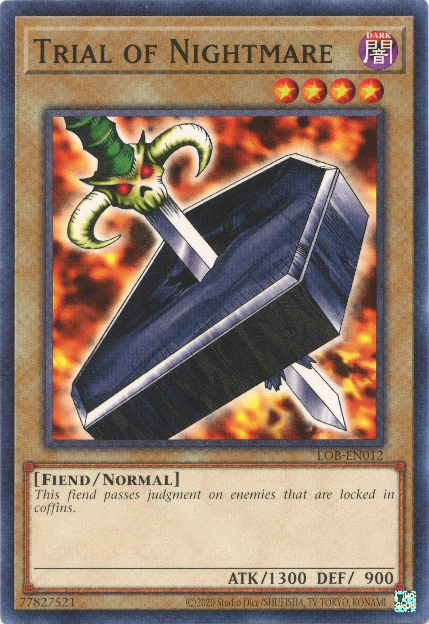 Image for Trial of Nightmare (LOB-EN012) (Legend of Blue Eyes White Dragon (25th Anniversary Edition)) - YuGiOh