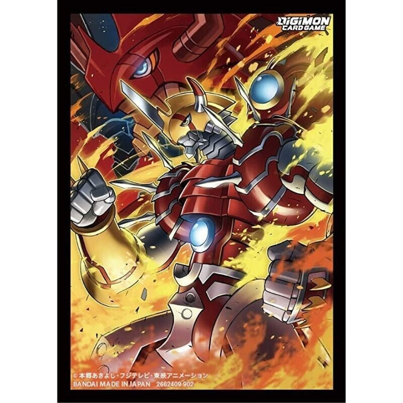 Image for Digimon Card Game Official Sleeves - ShineGreymon (60-Pack) - Card Sleeves