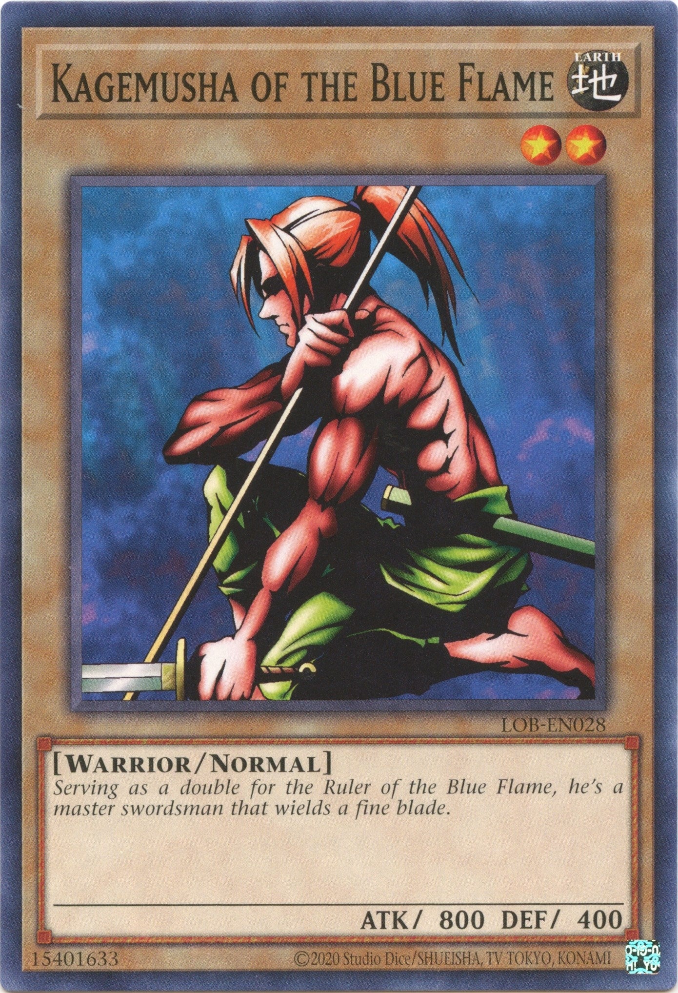 Image for Kagemusha of the Blue Flame (LOB-EN028) (LOB-EN) - YuGiOh
