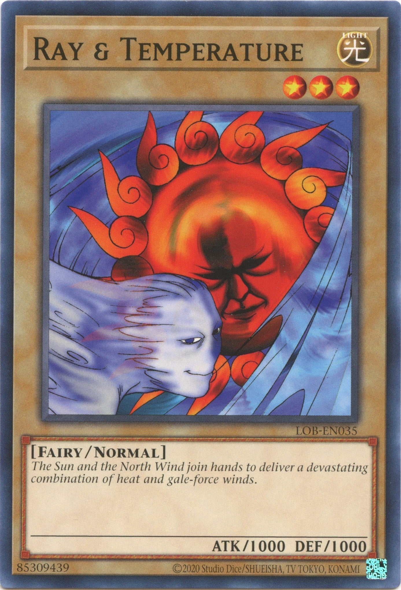 Image for Ray & Temperature (LOB-EN035) (LOB-EN) - YuGiOh