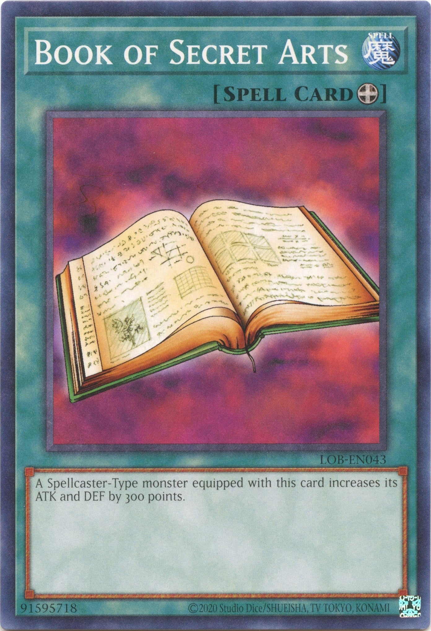 Image for Book of Secret Arts (LOB-EN043) (Legend of Blue Eyes White Dragon (25th Anniversary Edition)) - YuGiOh