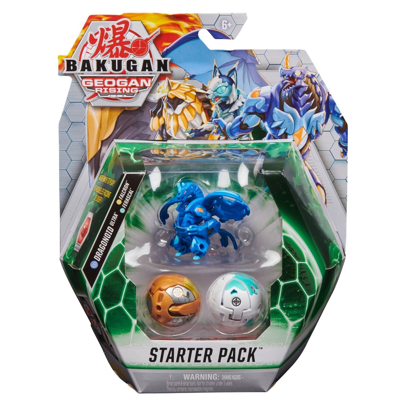 Image for Bakugan Starter 3-Pack - Aquos Dragonoid Ultra - Bakugan TCG