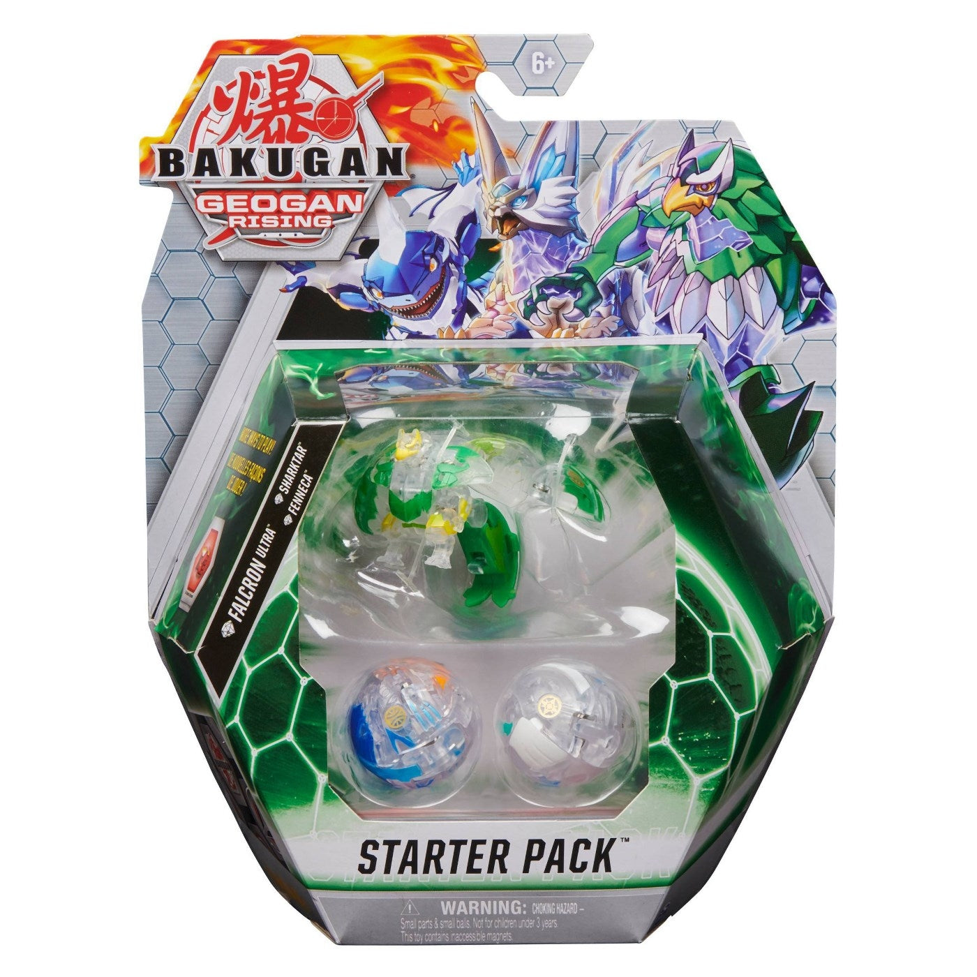 Image for Bakugan Starter 3-Pack - Ventus Diamond Falcron Ultra - Bakugan TCG