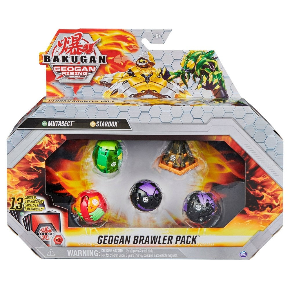 Image for Bakugan Geogan Rising Brawler Pack - Aurelus Stardox Ventus Mutasect - Bakugan TCG