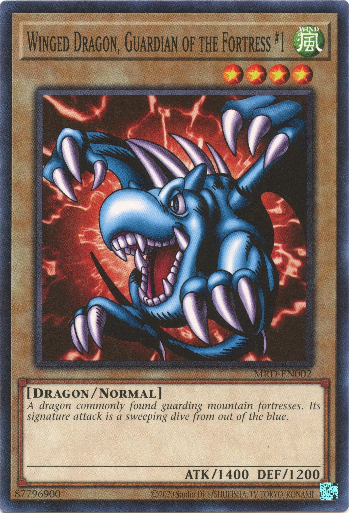 Image for Winged Dragon, Guardian of the Fortress #1 (MRD-EN002) (MRD-EN) - YuGiOh