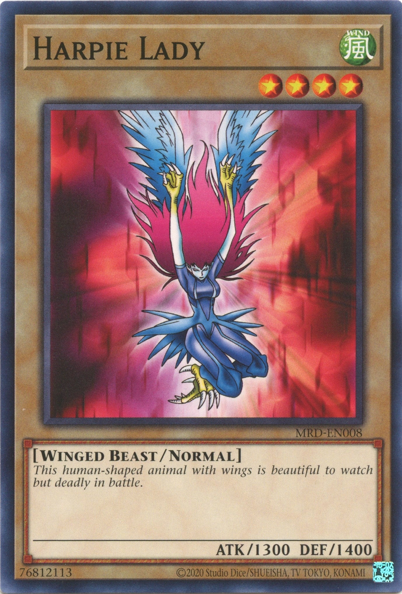Image for Harpie Lady (MRD-EN008) (Metal Raiders (25th Anniversary Edition)) - YuGiOh