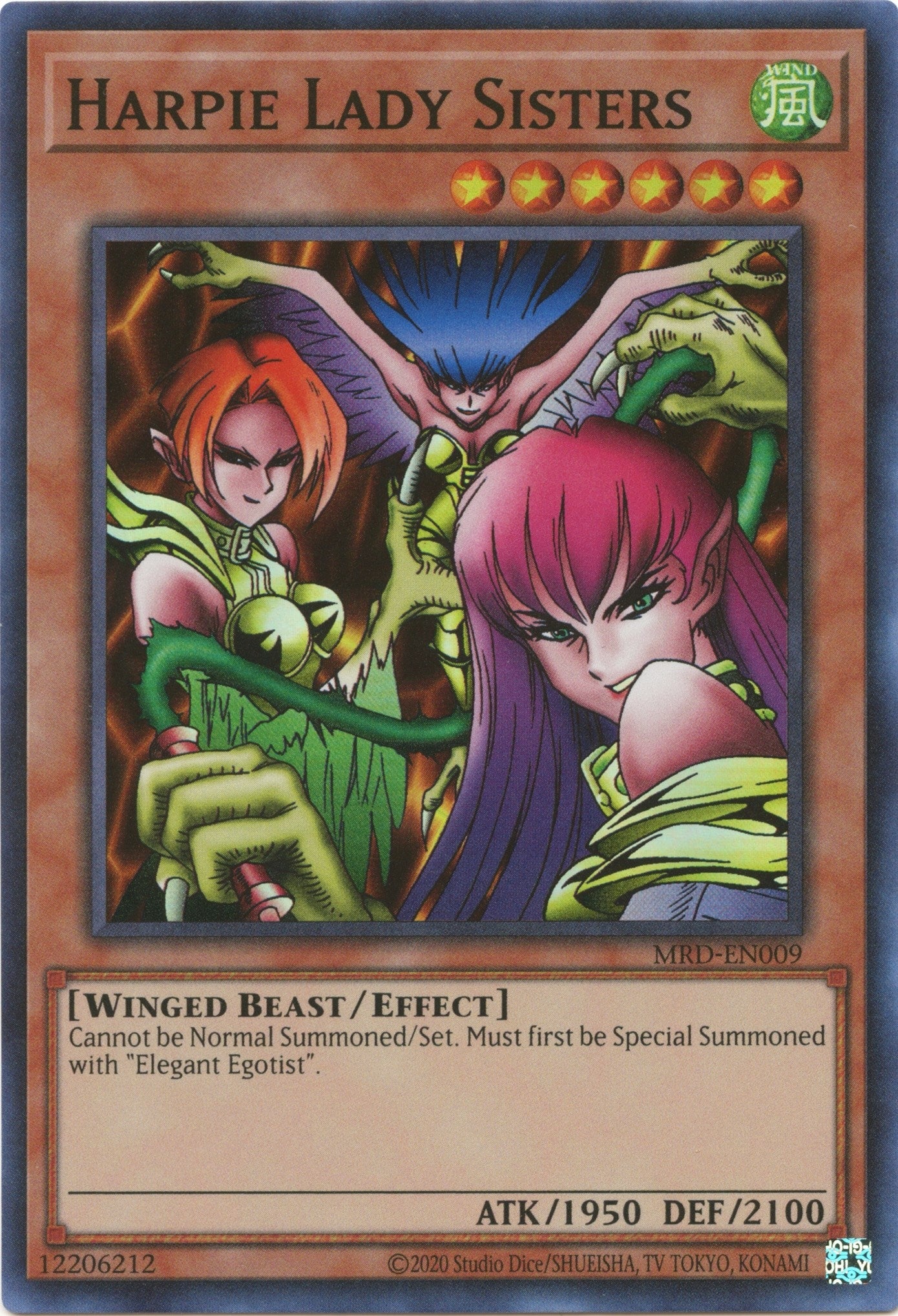 Image for Harpie Lady Sisters (MRD-EN009) (Metal Raiders (25th Anniversary Edition)) - YuGiOh