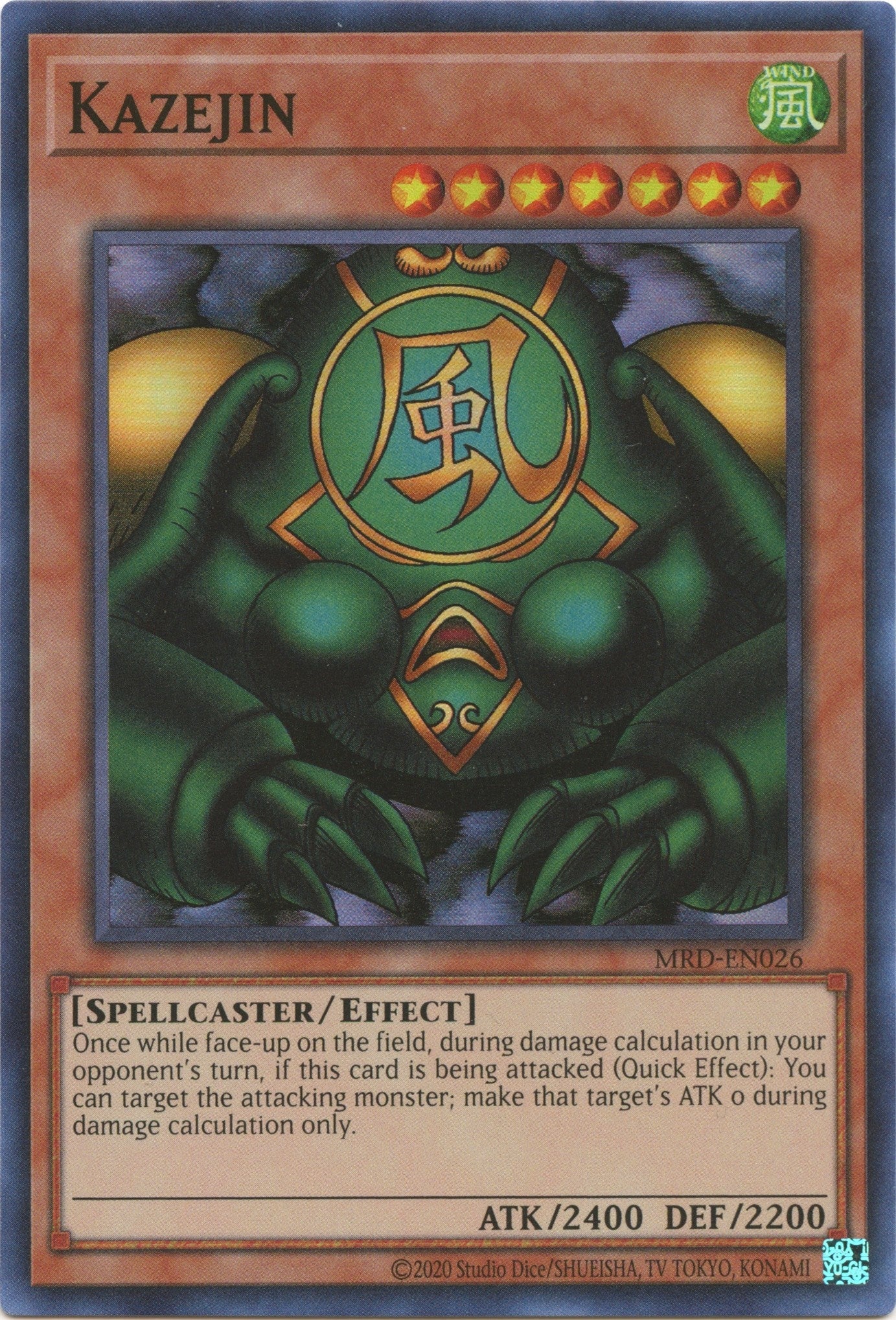 Image for Kazejin (MRD-EN026) (MRD-EN) - YuGiOh