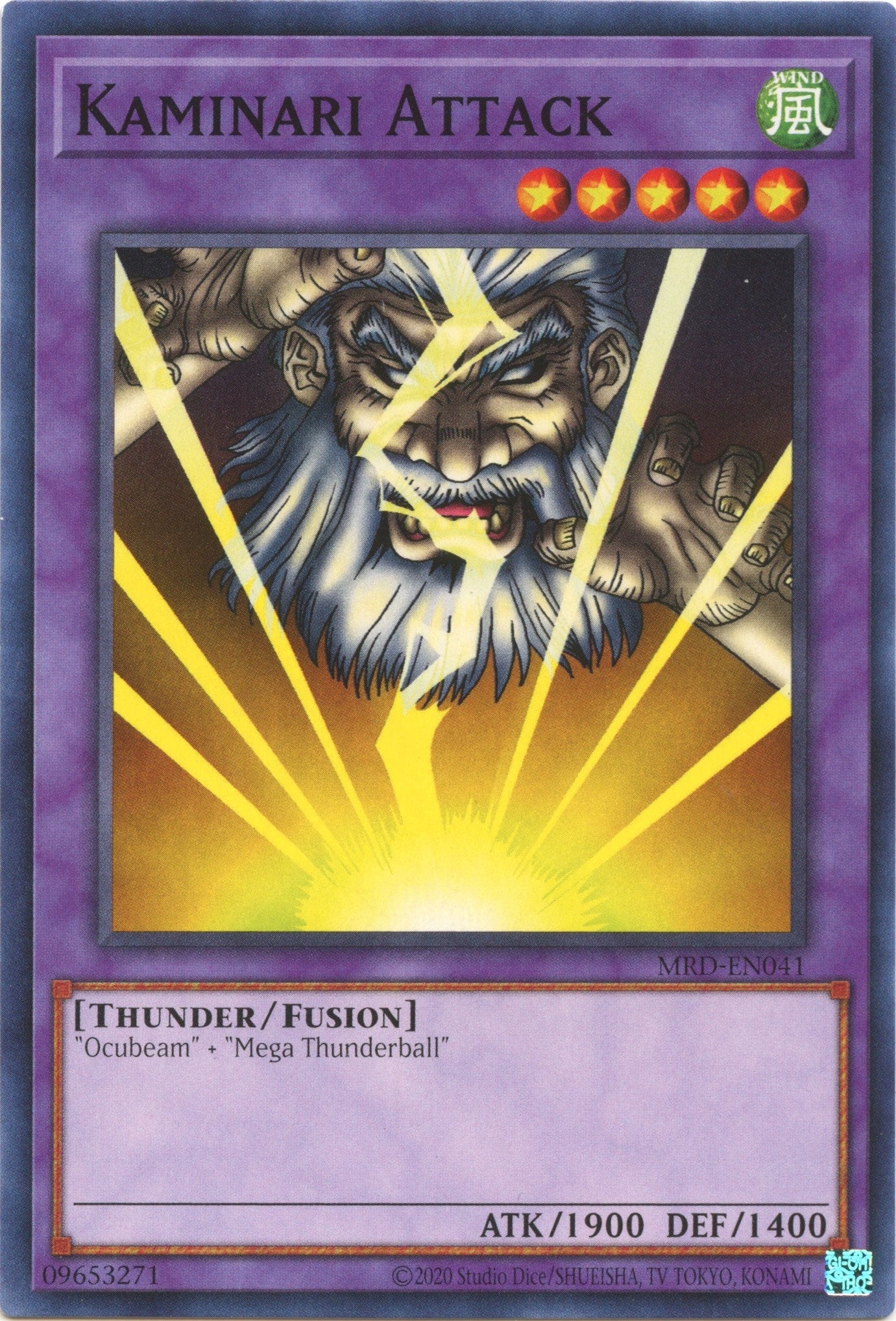 Image for Kaminari Attack (MRD-EN041) (MRD-EN) - YuGiOh