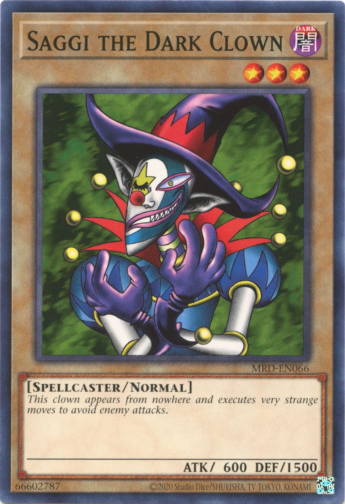 Image for Saggi the Dark Clown (MRD-EN066) (Metal Raiders (25th Anniversary Edition)) - YuGiOh