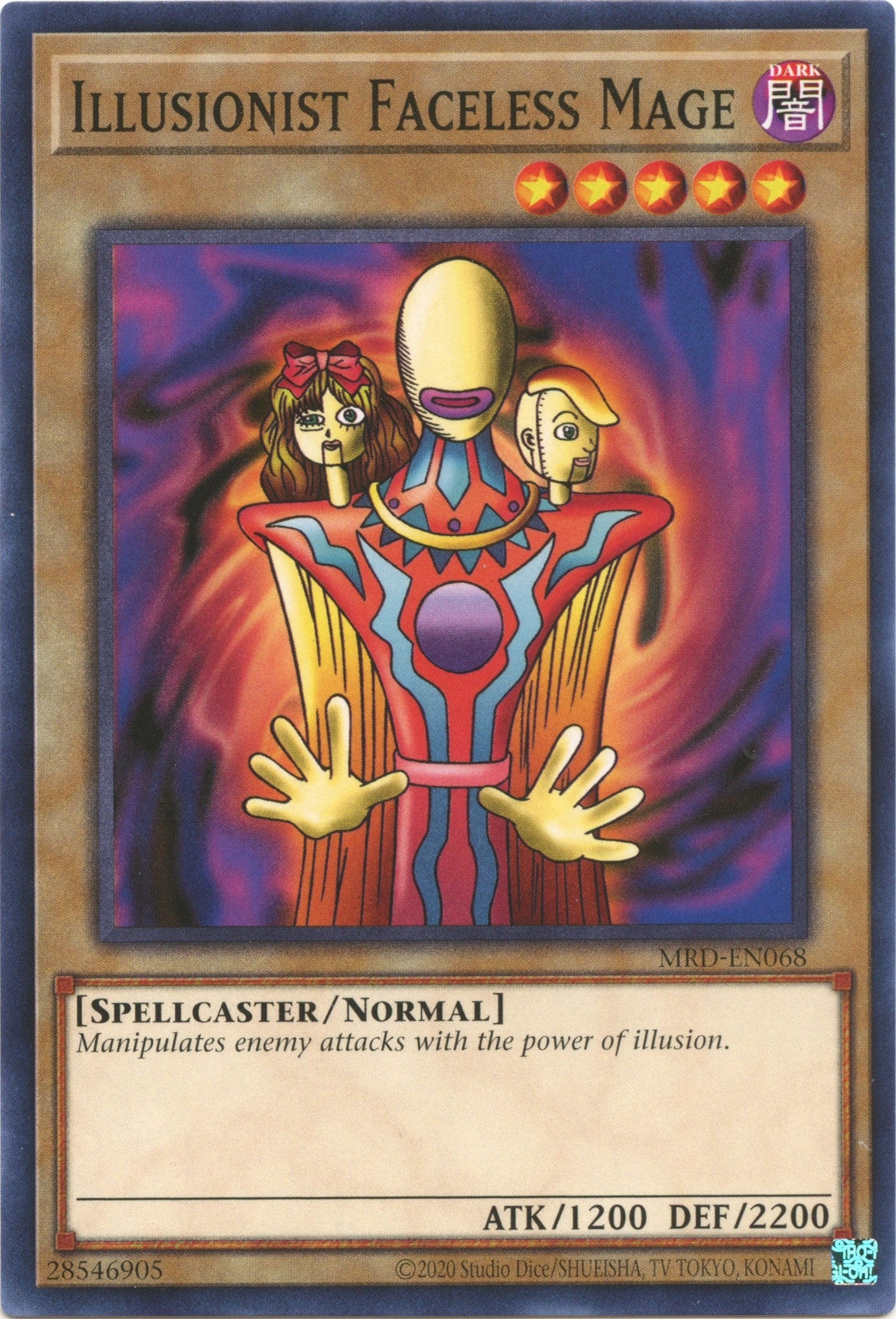 Image for Illusionist Faceless Mage (MRD-EN068) (MRD-EN) - YuGiOh
