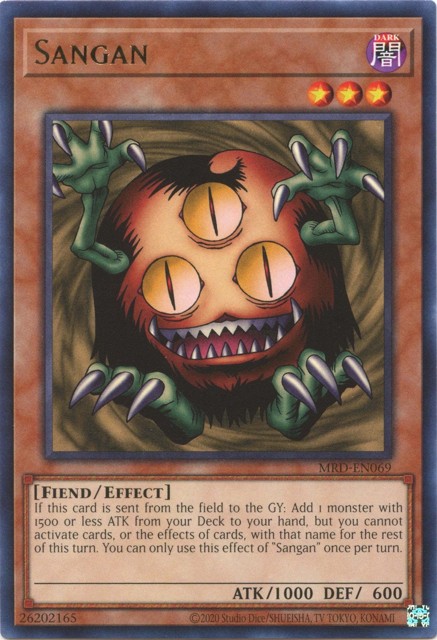 Image for Sangan (MRD-EN069) (Metal Raiders (25th Anniversary Edition)) - YuGiOh