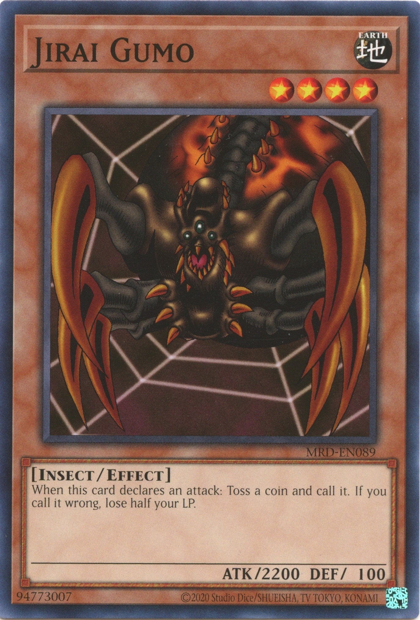 Image for Jirai Gumo (MRD-EN089) (MRD-EN) - YuGiOh