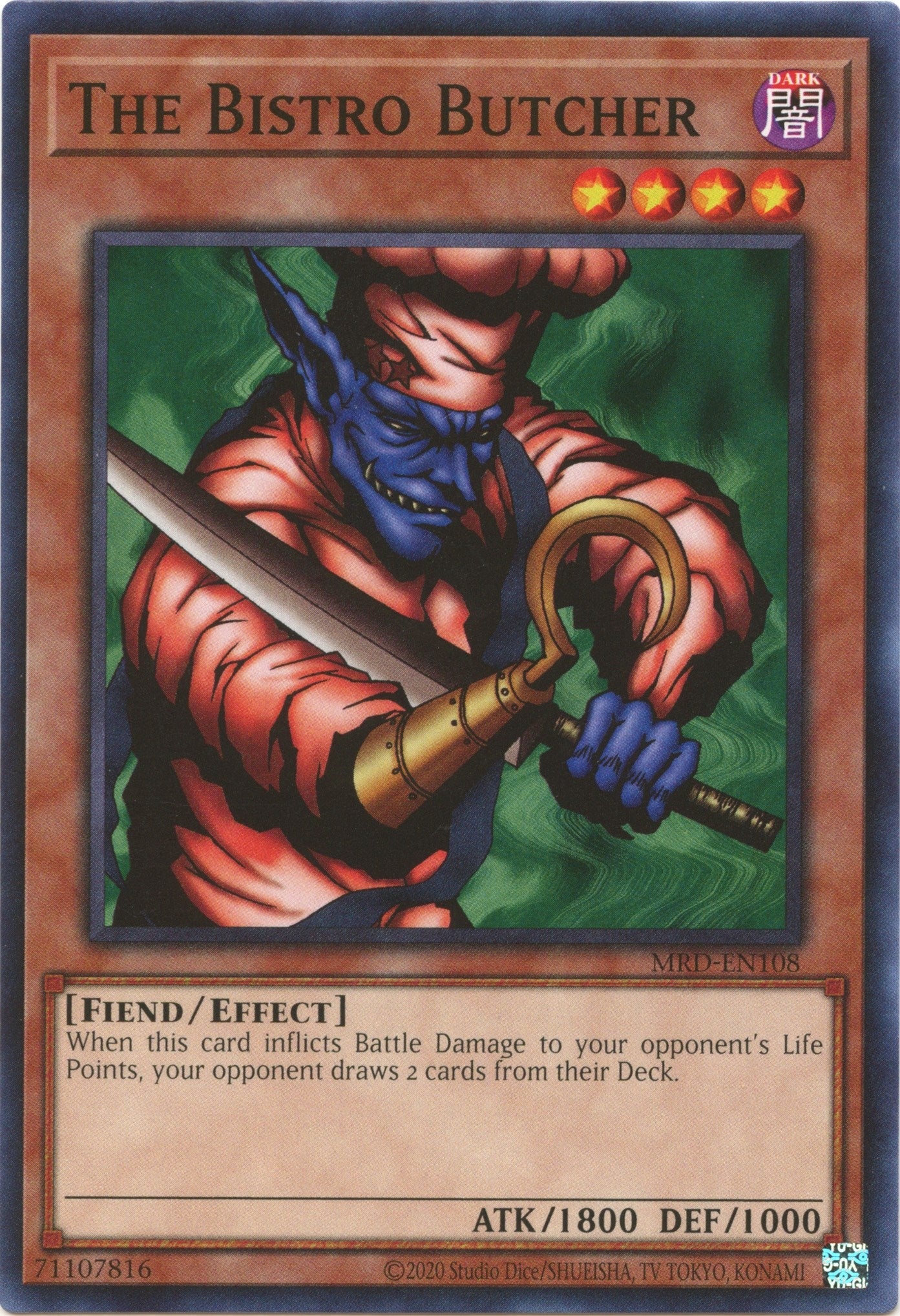 Image for The Bistro Butcher (MRD-EN108) (MRD-EN) - YuGiOh