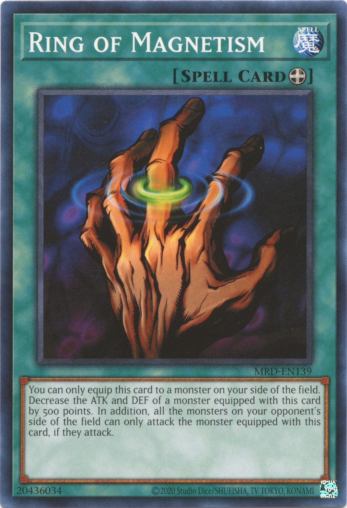 Image for Ring of Magnetism (MRD-EN139) (MRD-EN) - YuGiOh