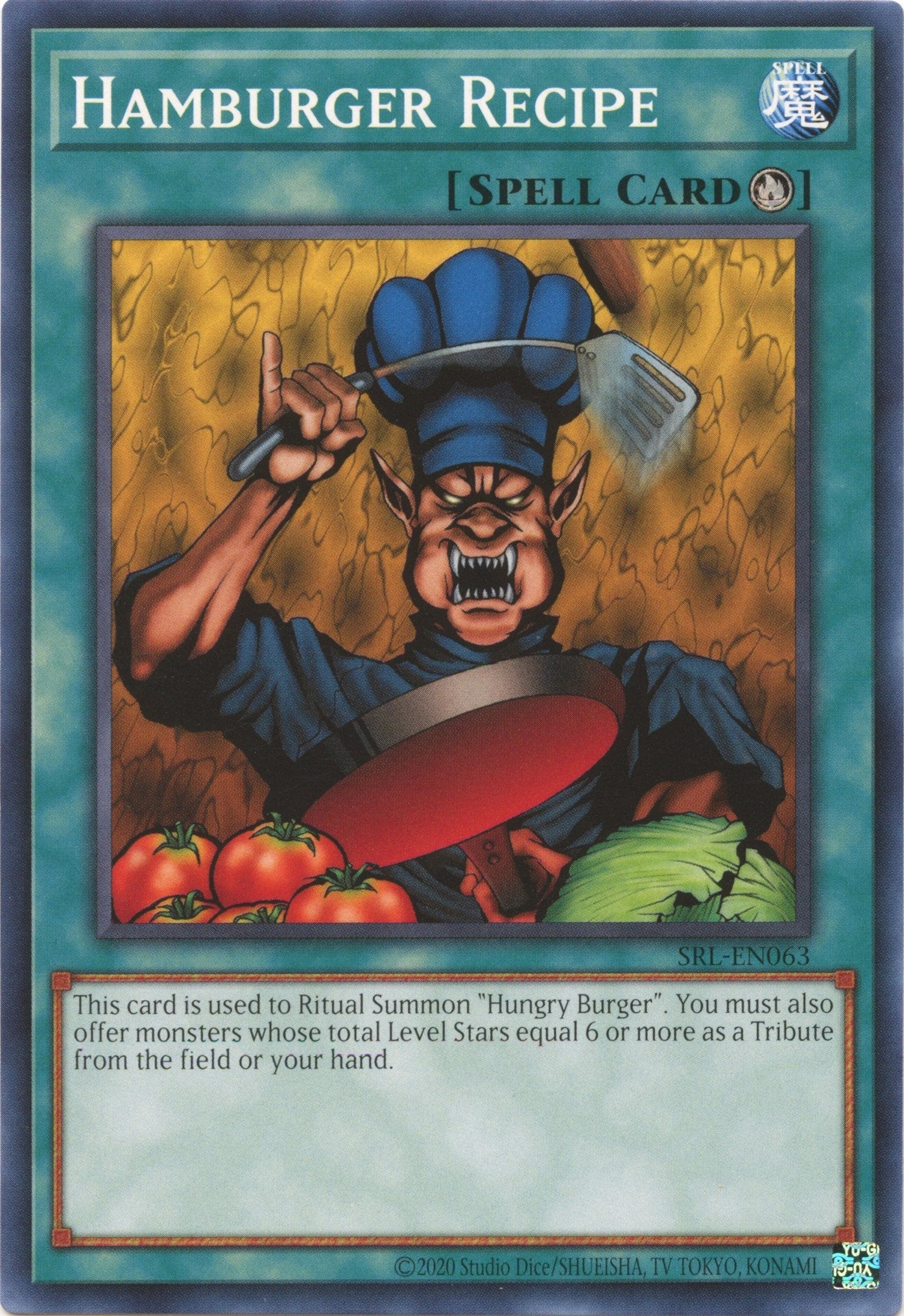 Image for Hamburger Recipe (SRL-EN063) (Spell Ruler (25th Anniversary Edition)) - YuGiOh