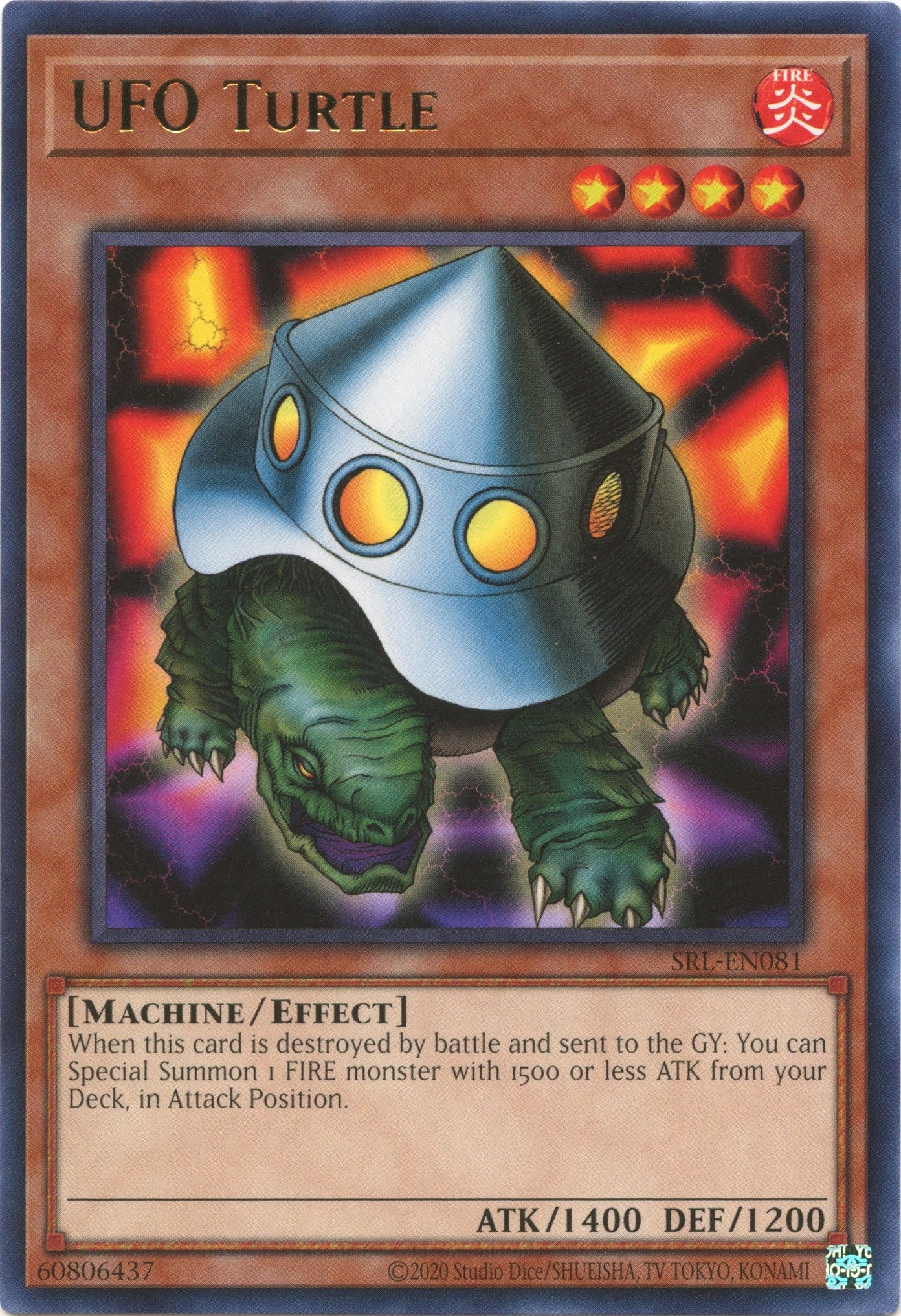 Image for UFO Turtle (SRL-EN081) (Spell Ruler (25th Anniversary Edition)) - YuGiOh