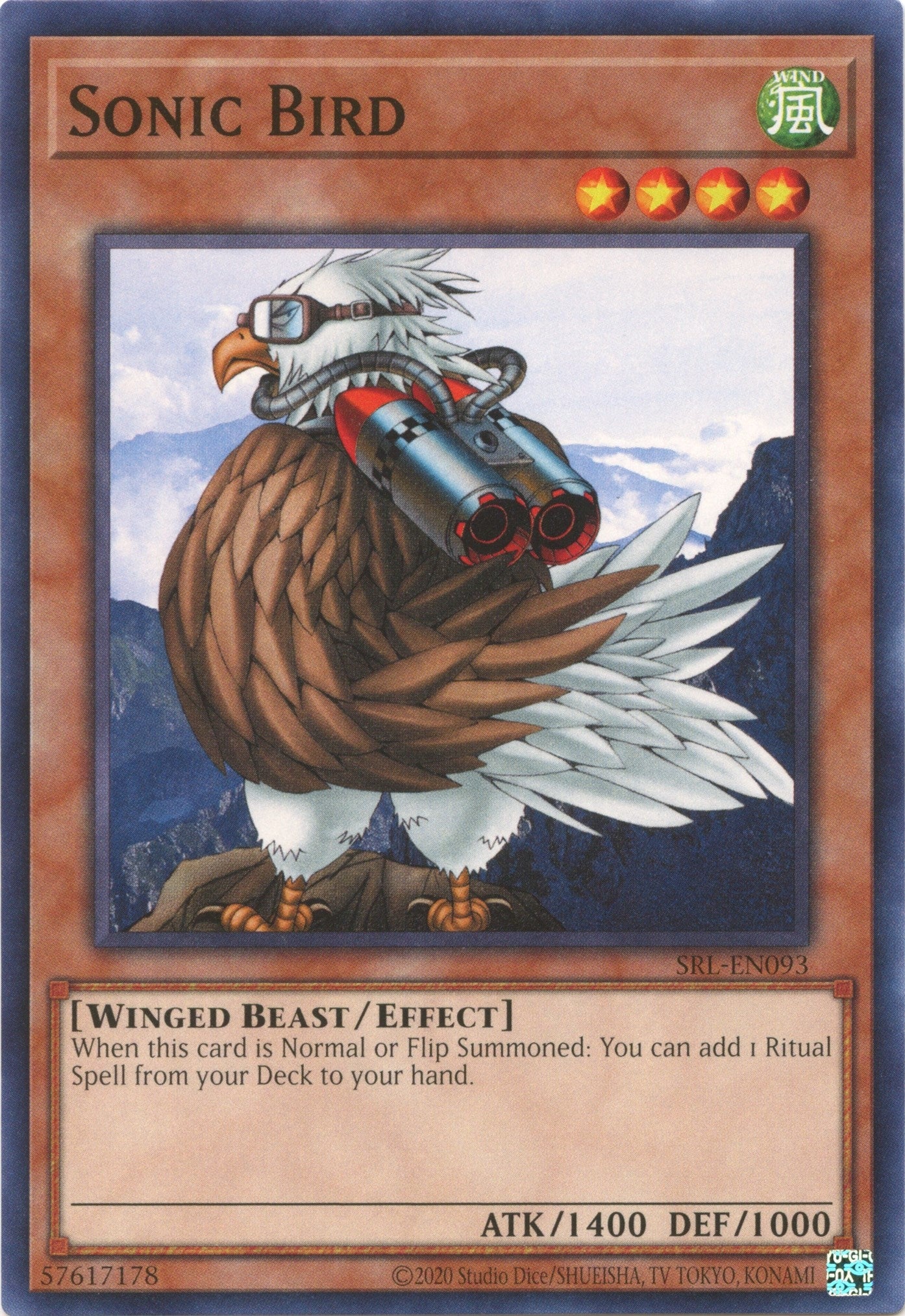 Image for Sonic Bird (SRL-EN093) (Spell Ruler (25th Anniversary Edition)) - YuGiOh
