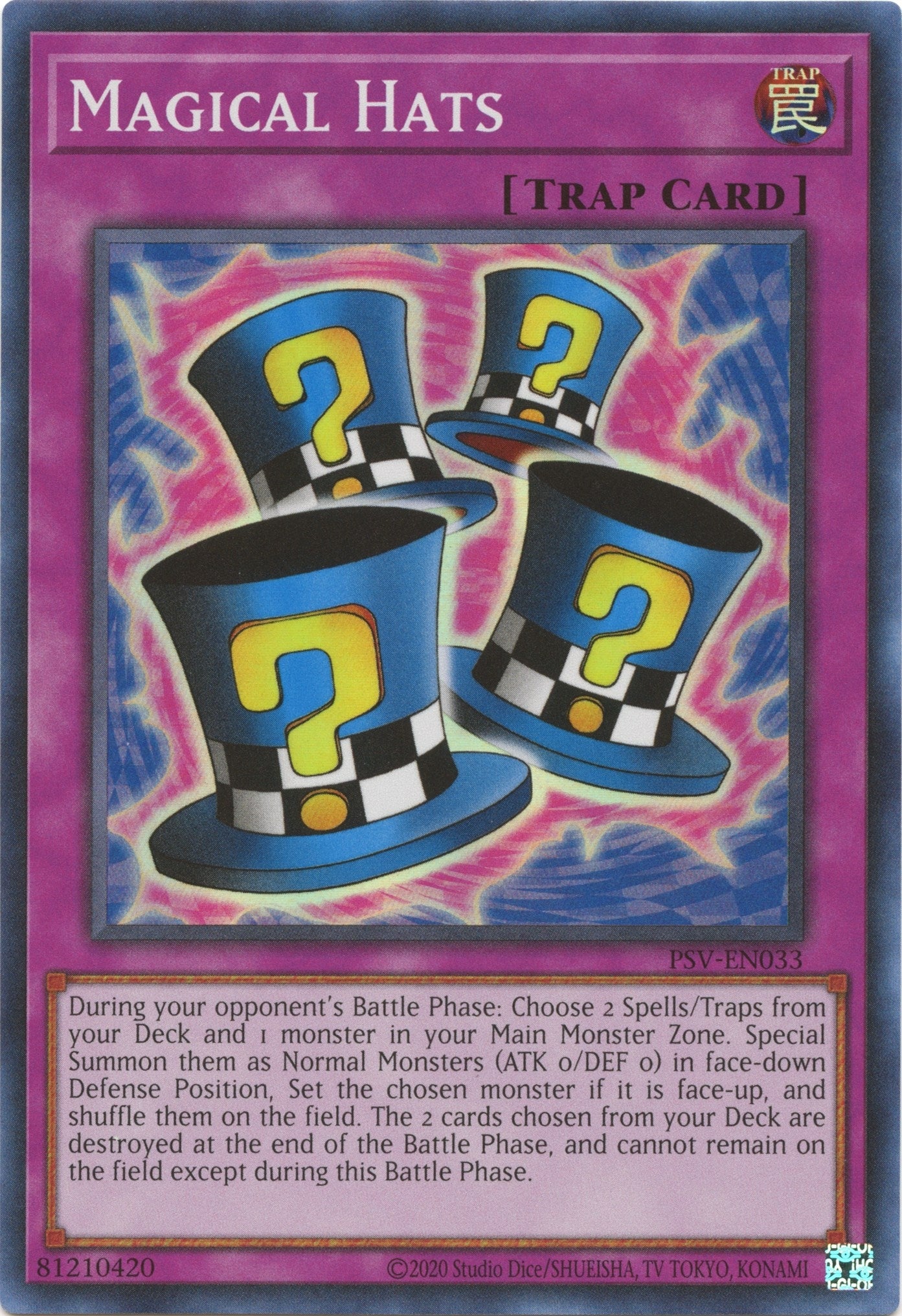 Image for Magical Hats (PSV-EN033) (Pharaoh's Servant (25th Anniversary Edition)) - YuGiOh