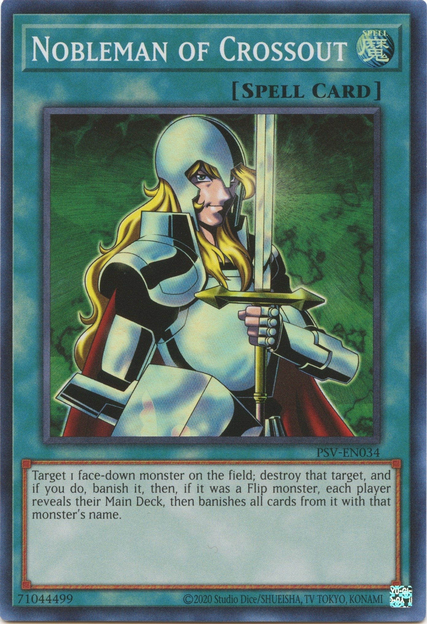 Image for Nobleman of Crossout (PSV-EN034) (PSV-EN) - YuGiOh
