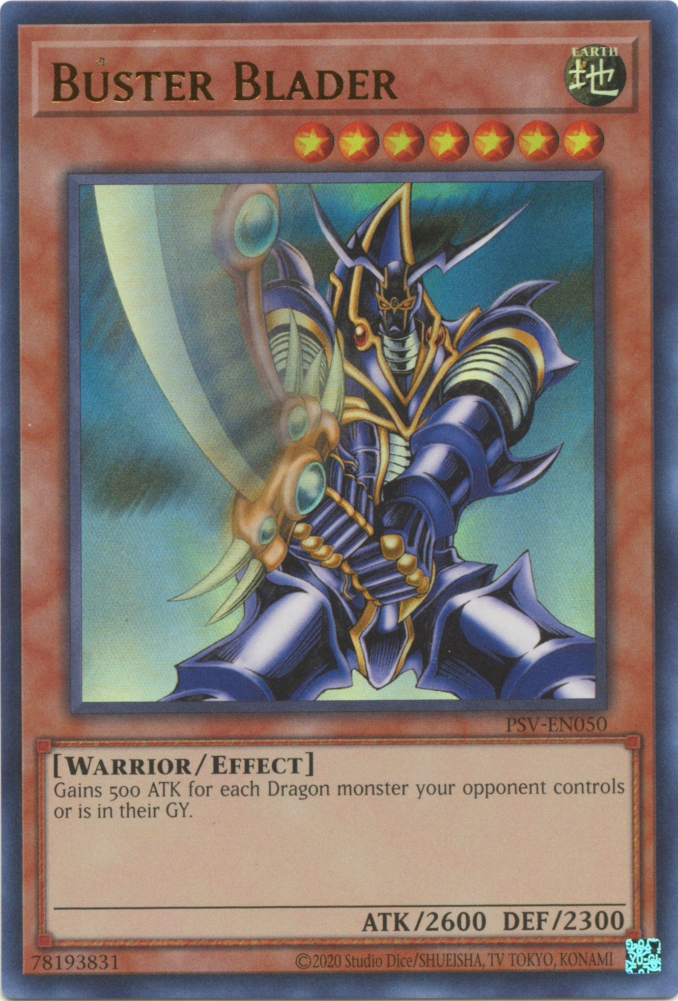Image for Buster Blader (PSV-EN050) (Pharaoh's Servant (25th Anniversary Edition)) - YuGiOh