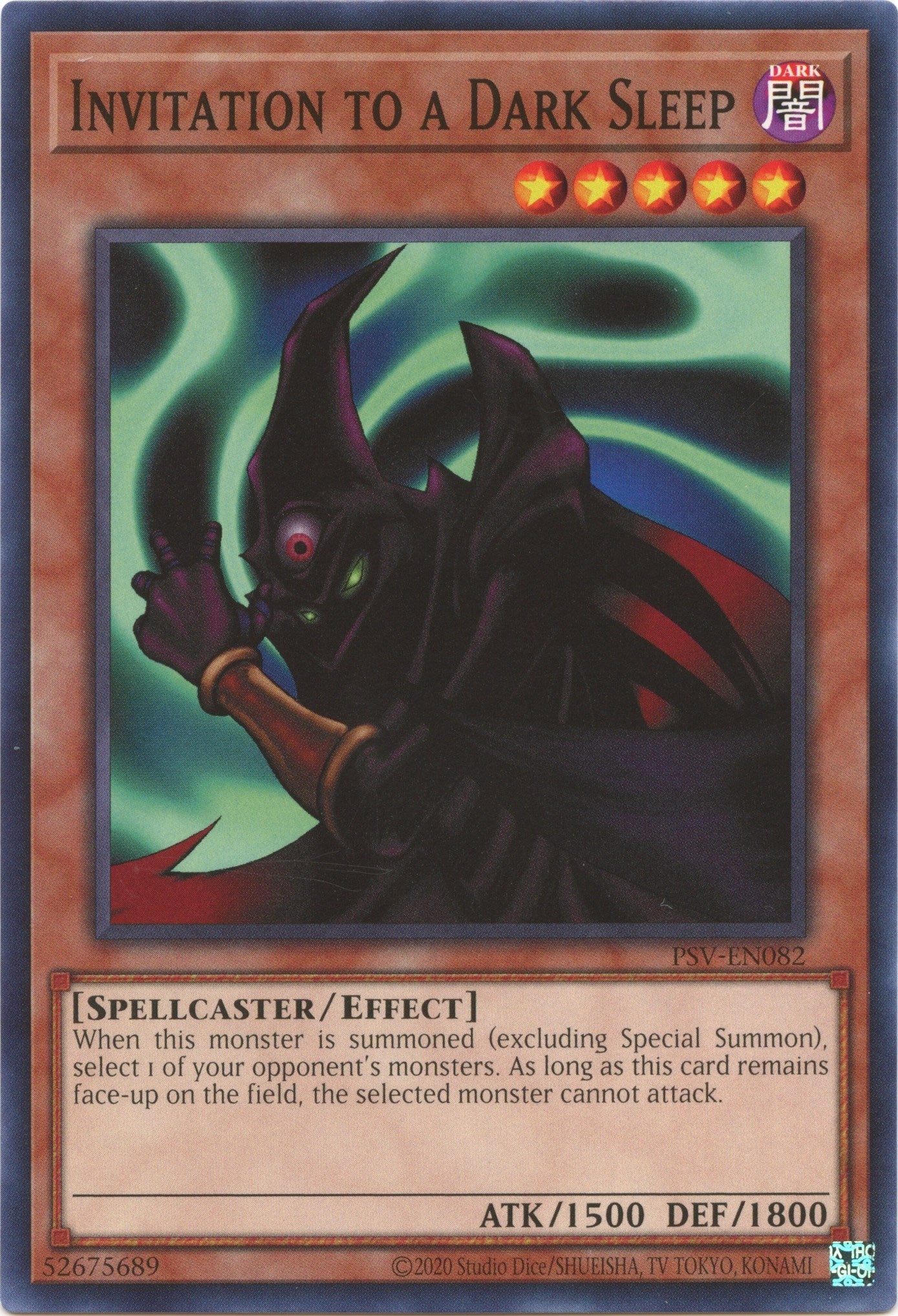 Image for Invitation to a Dark Sleep (PSV-EN082) (PSV-EN) - YuGiOh