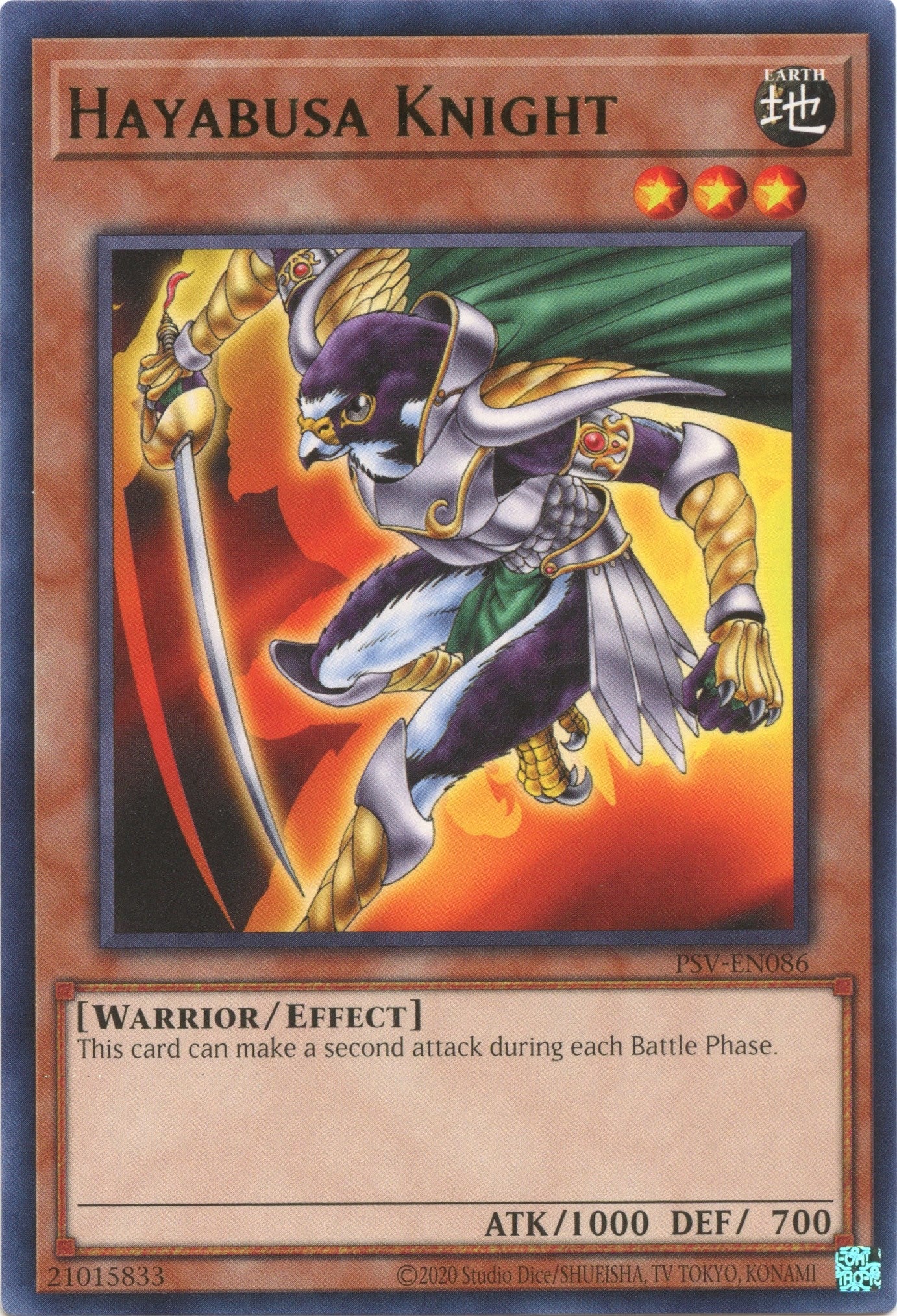 Image for Hayabusa Knight (PSV-EN086) (Pharaoh's Servant (25th Anniversary Edition)) - YuGiOh