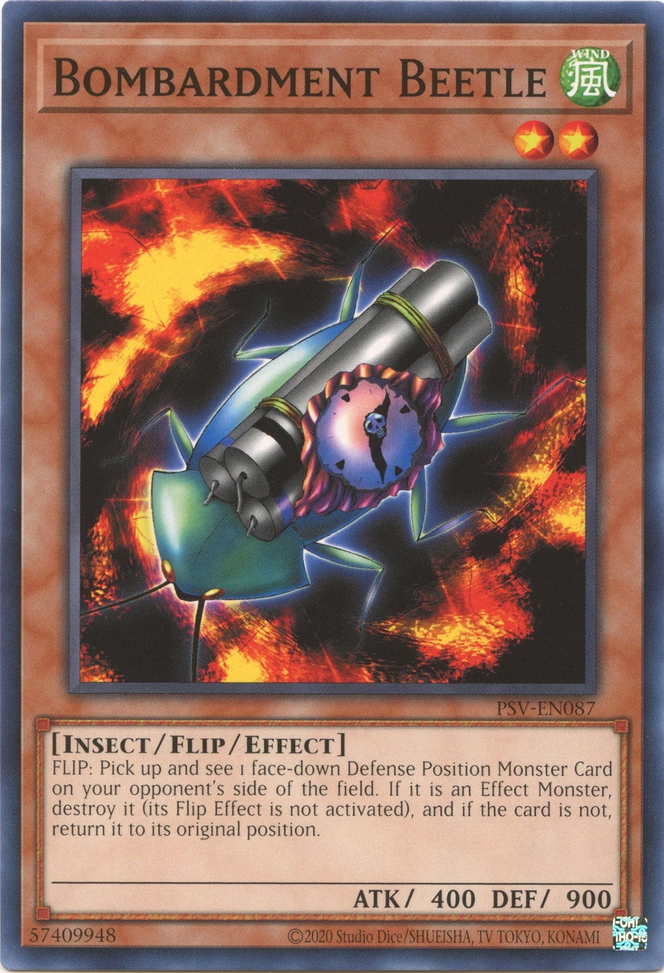 Image for Bombardment Beetle (PSV-EN087) (Pharaoh's Servant (25th Anniversary Edition)) - YuGiOh