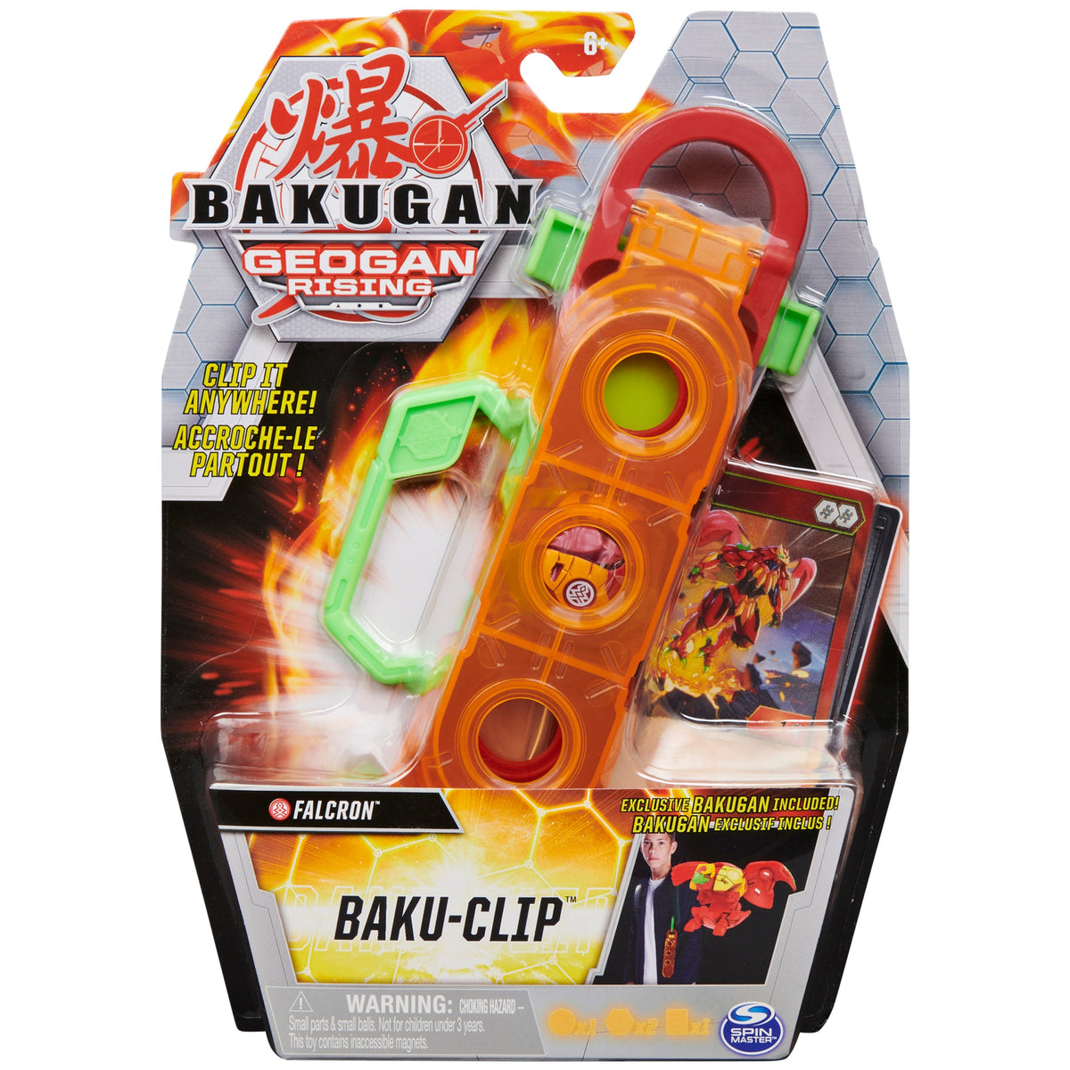 Image for Bakugan Geogan Rising Baku-Clip - Pyrus Falcron - Bakugan TCG