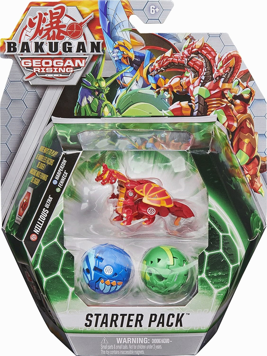 Image for Bakugan Starter 3-Pack - Pyrus Nillious Ultra - Bakugan TCG