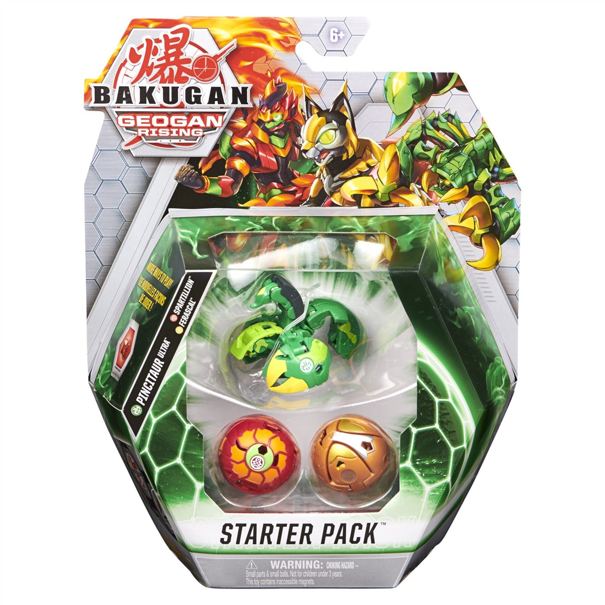Image for Bakugan Starter 3-Pack - Ventus Pincitaur Ultra - Bakugan TCG