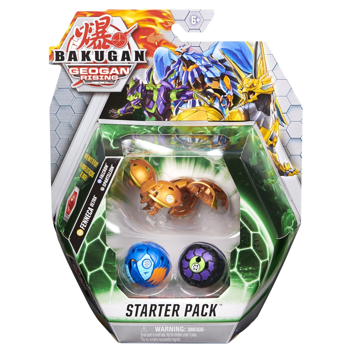 Image for Bakugan Starter 3-Pack - Aurelus Fenneca Ultra - Bakugan TCG
