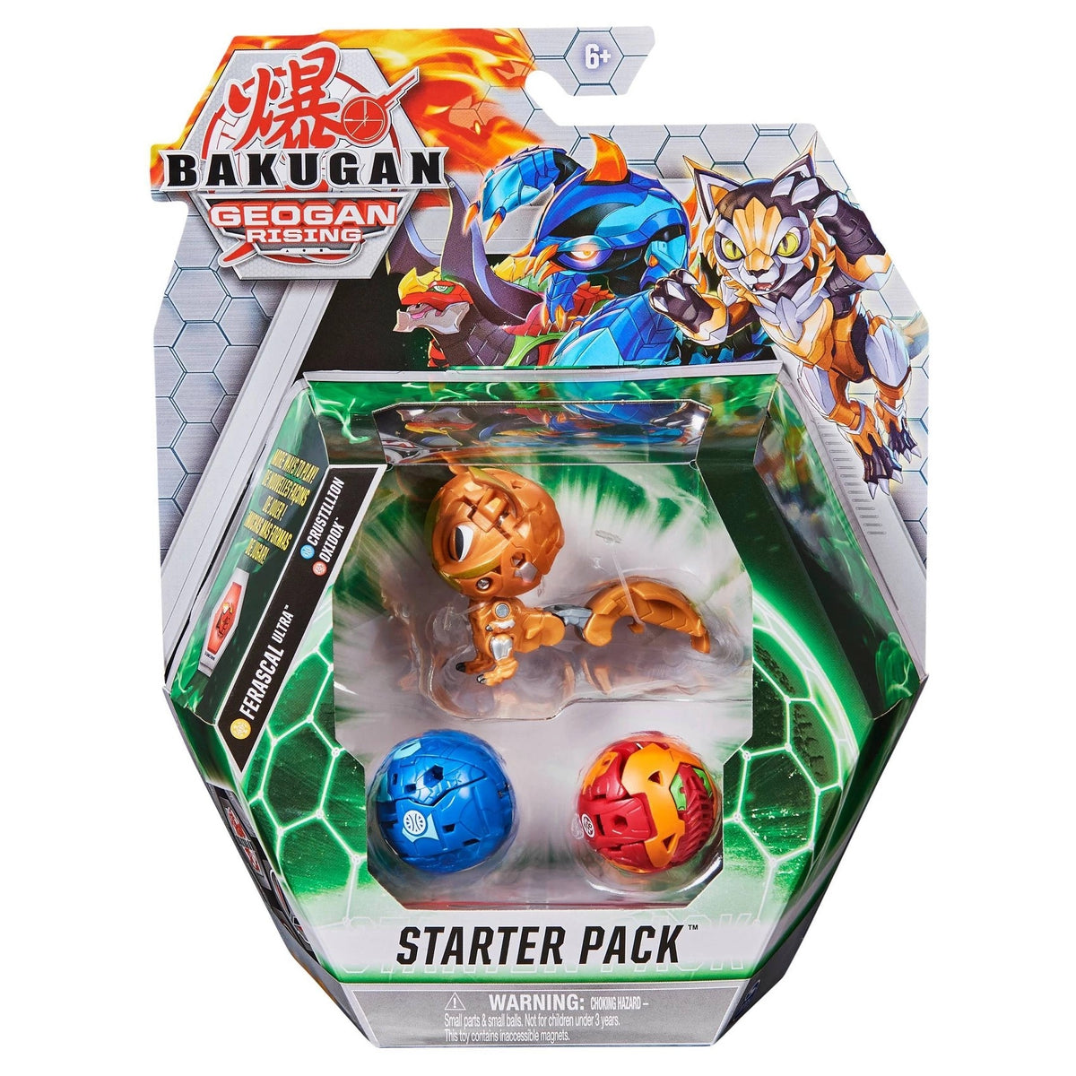 Image for Bakugan Starter 3-Pack - Aurelus Ferascal Ultra - Bakugan TCG