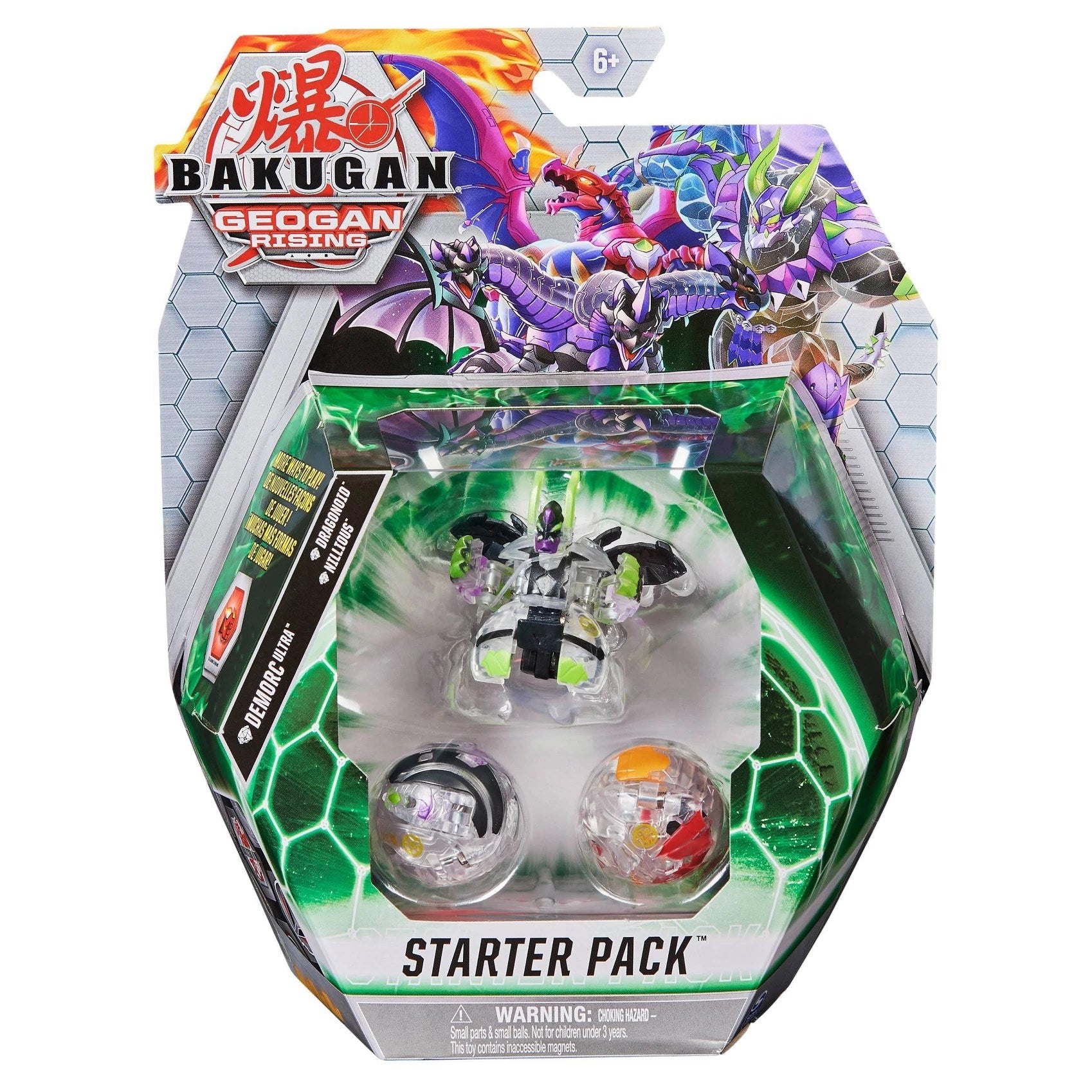 Image for Bakugan Starter 3-Pack - Darkus Diamond Demorc Ultra - Bakugan TCG
