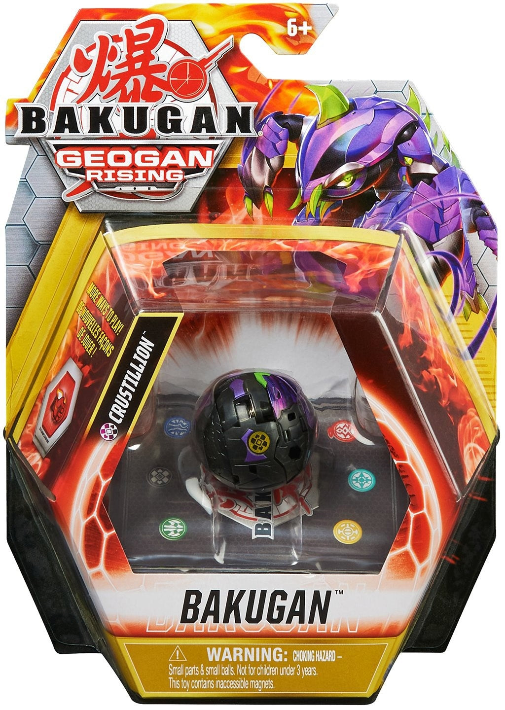 Image for Core Bakugan Single Pack - Darkus Elemental Crustillion - Bakugan TCG