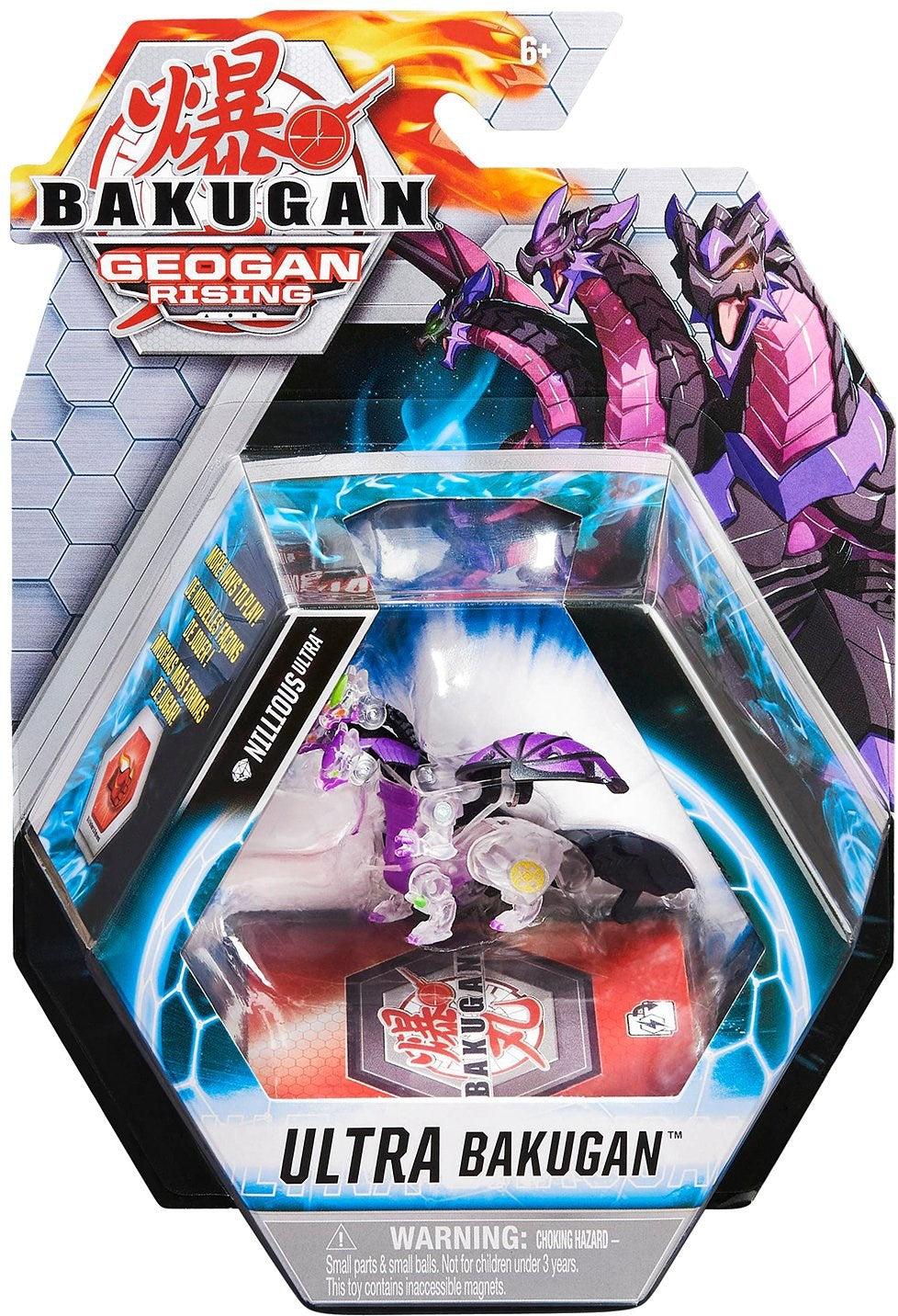 Image for Bakugan Ultra Single Pack - Darkus Diamond Nillious Ultra - Bakugan TCG