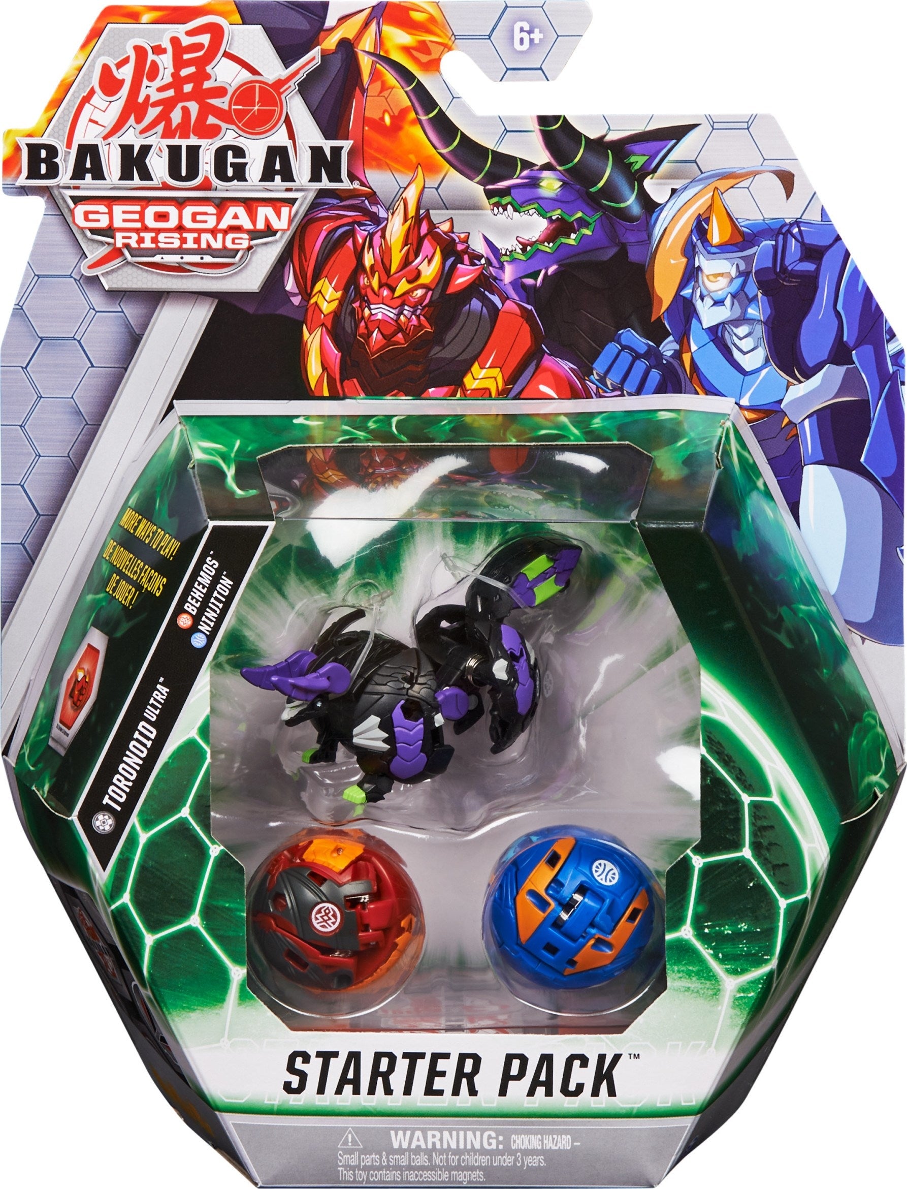 Image for Bakugan Starter 3-Pack - Darkus Toronoid Ultra - Bakugan TCG