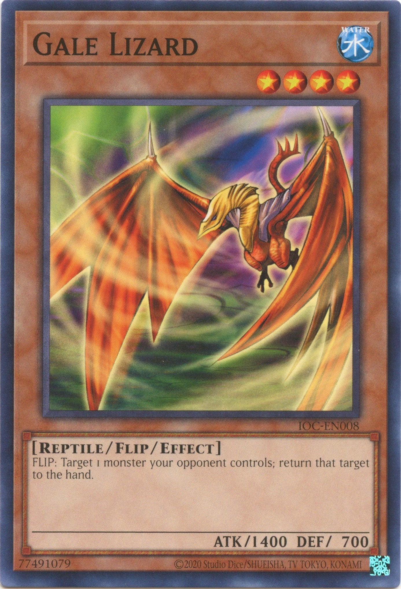 Image for Gale Lizard (IOC-EN008) (IOC-EN) - YuGiOh