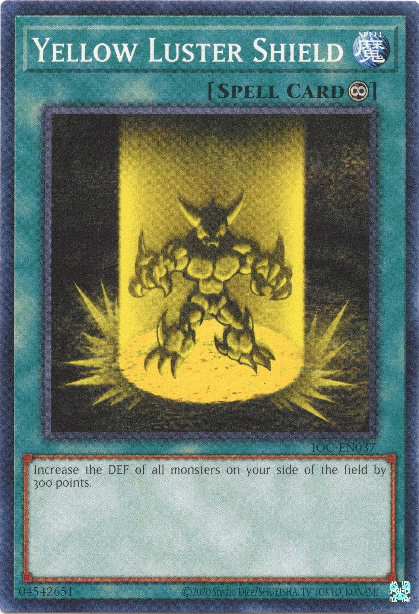 Image for Yellow Luster Shield (IOC-EN037) (IOC-EN) - YuGiOh