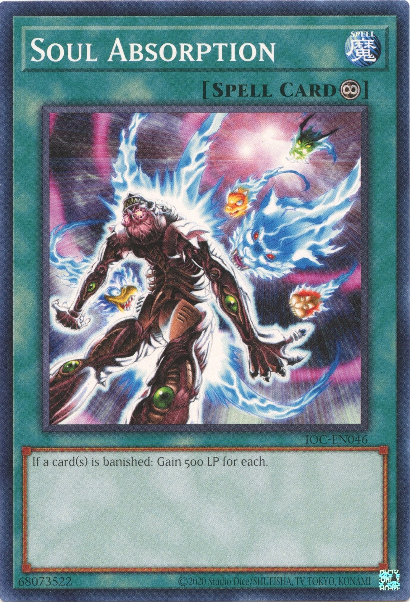 Image for Soul Absorption (IOC-EN046) (Invasion of Chaos (25th Anniversary Edition)) - YuGiOh