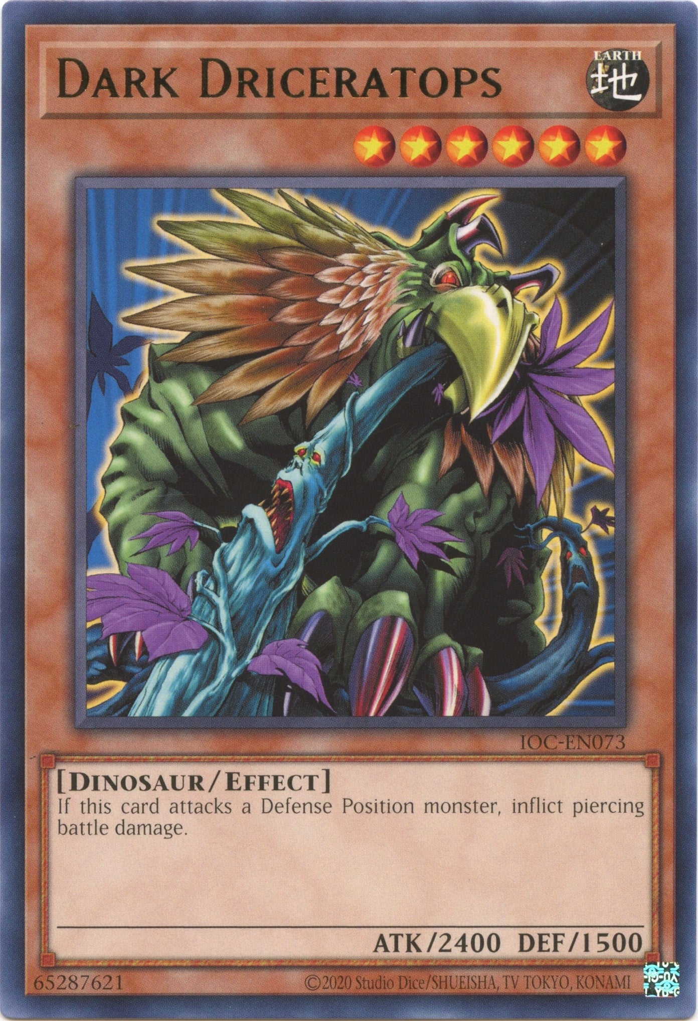 Image for Dark Driceratops (IOC-EN073) (IOC-EN) - YuGiOh