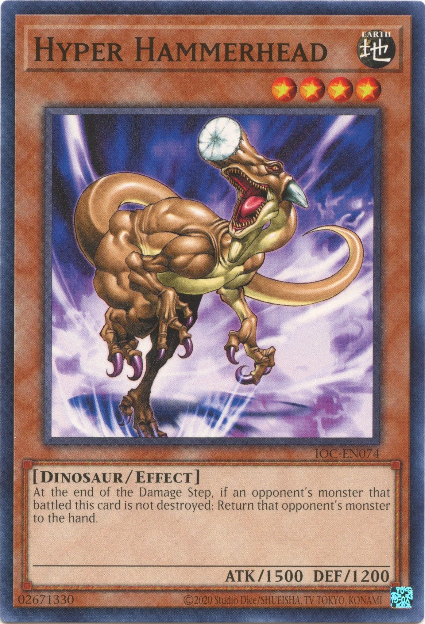 Image for Hyper Hammerhead (IOC-EN074) (Invasion of Chaos (25th Anniversary Edition)) - YuGiOh