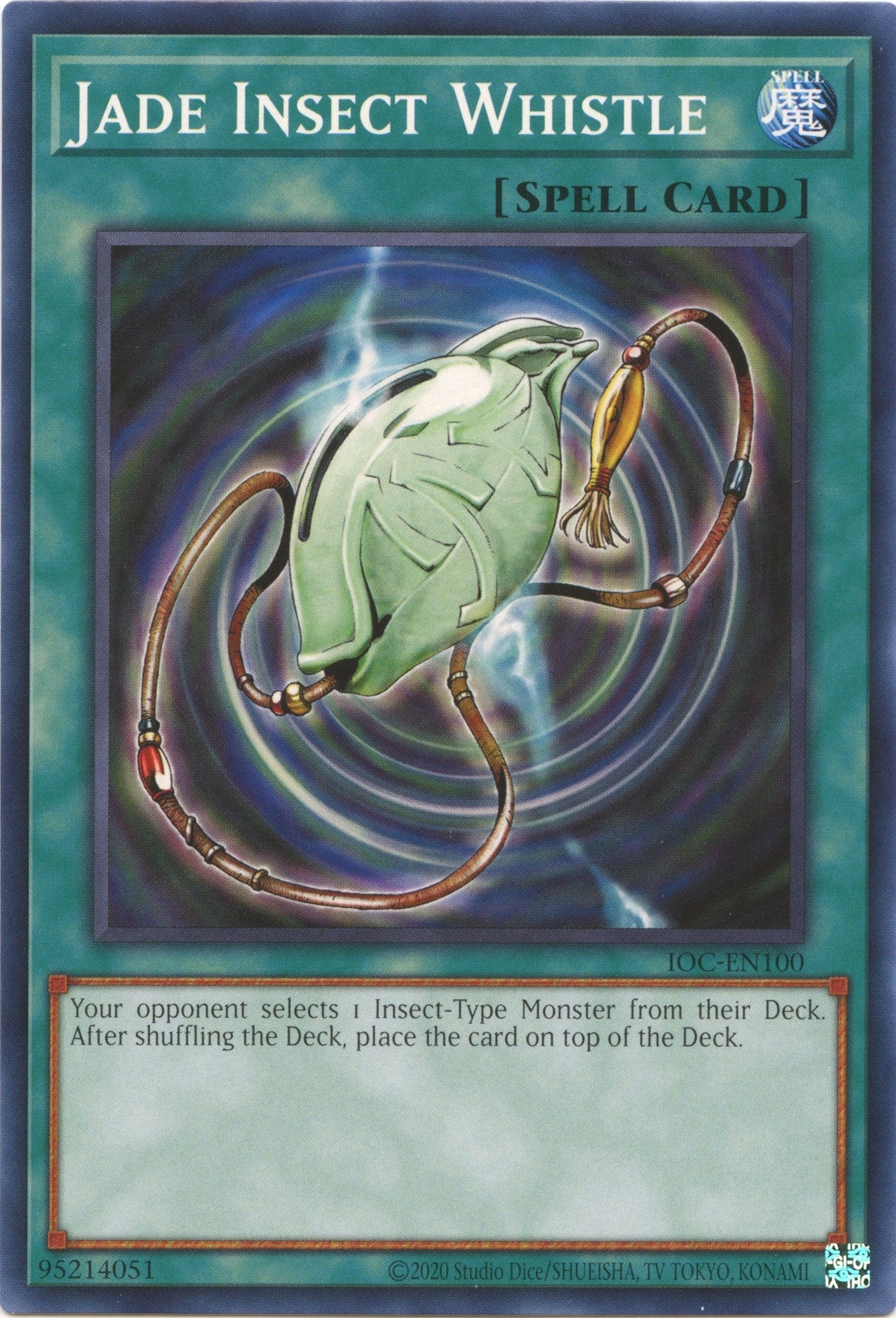 Image for Jade Insect Whistle (IOC-EN100) (IOC-EN) - YuGiOh