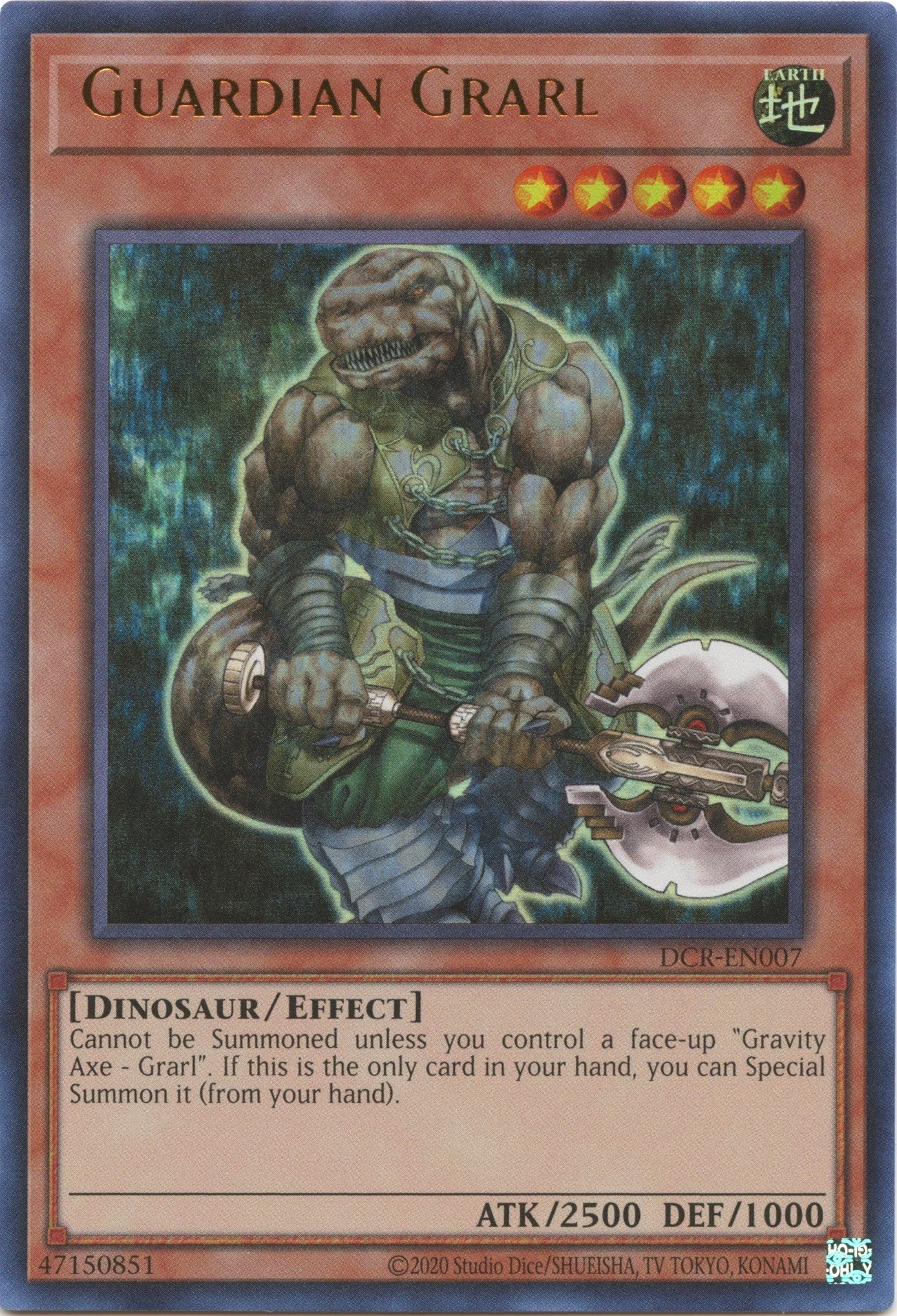 Image for Guardian Grarl (DCR-EN007) (Dark Crisis (25th Anniversary Edition)) - YuGiOh